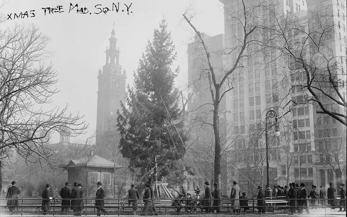 První vánoční strom v New Yorku, 1912