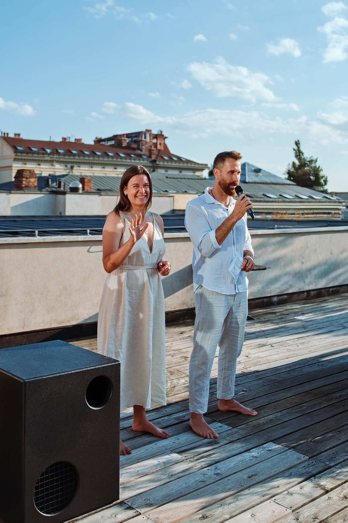 Zleva: Lenka Brandtnerová, Petr Lederer