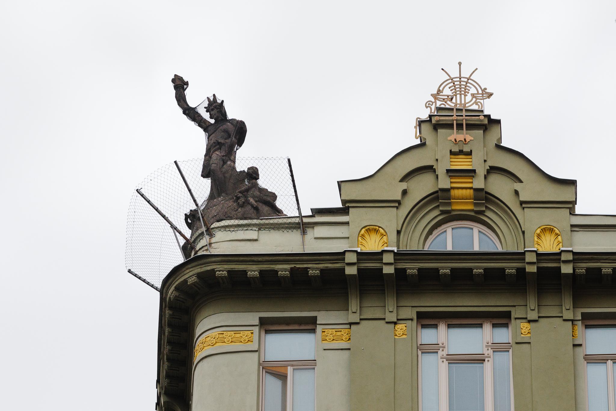 Socha Svobody na Hybešově