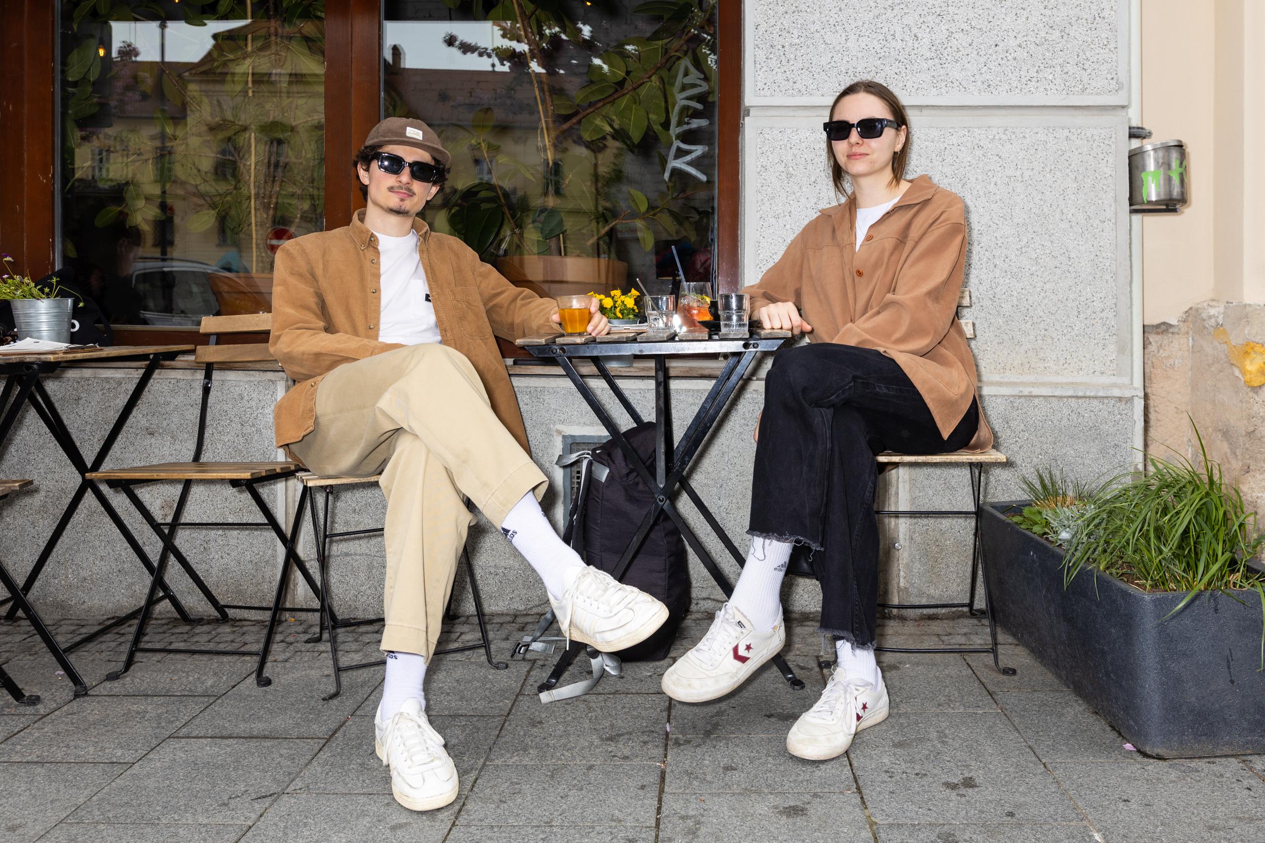 Zleva David & Sharon