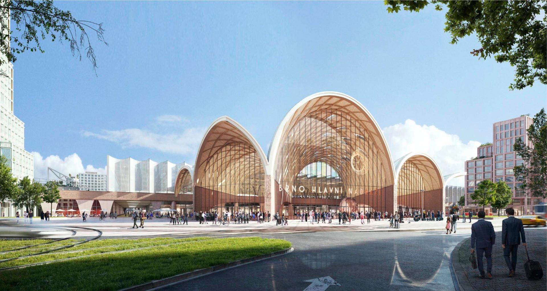 Návrh podoby nového hlavního nádraží