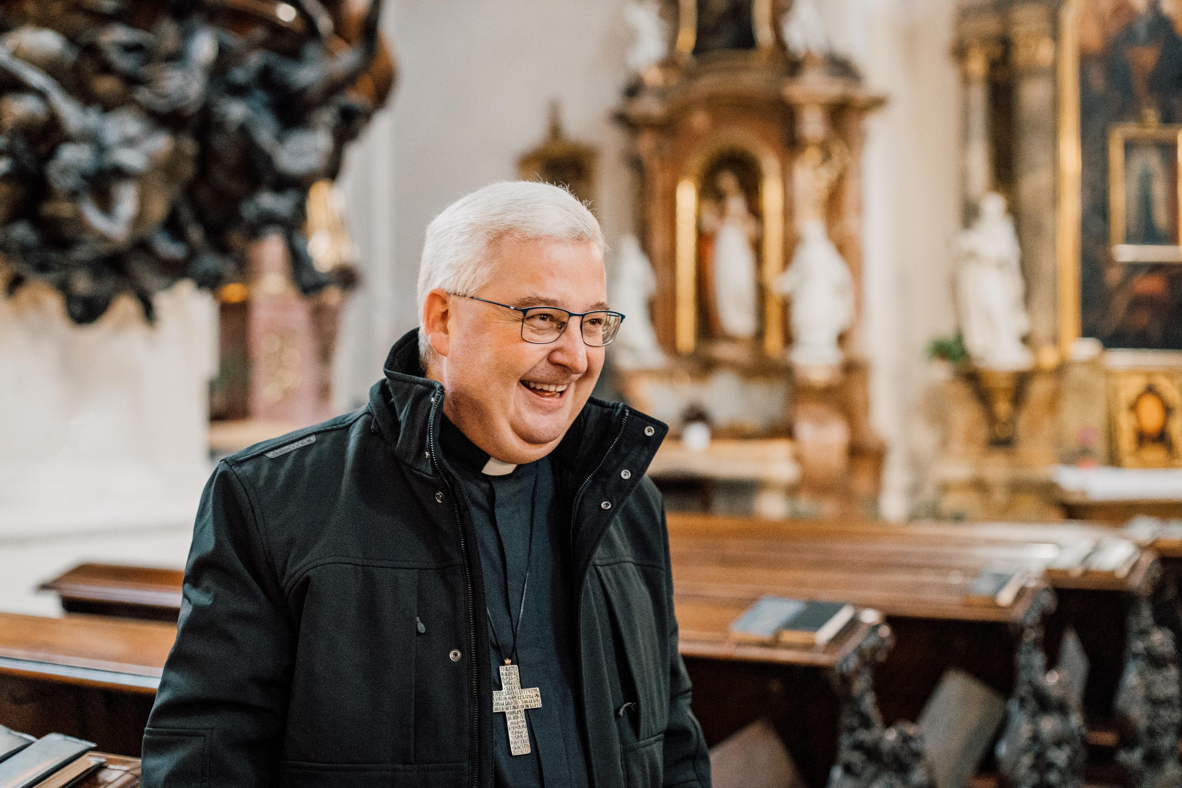 Brněnský biskup Pavel Konzbul v katedrále na Petrově