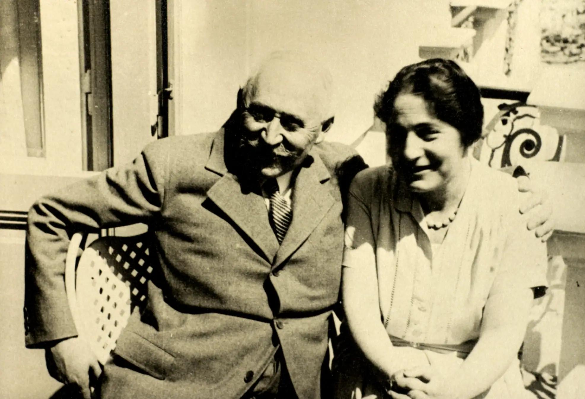 Alfred s Marianne někdy ve 30. letech, ještě ve šťastných dobách