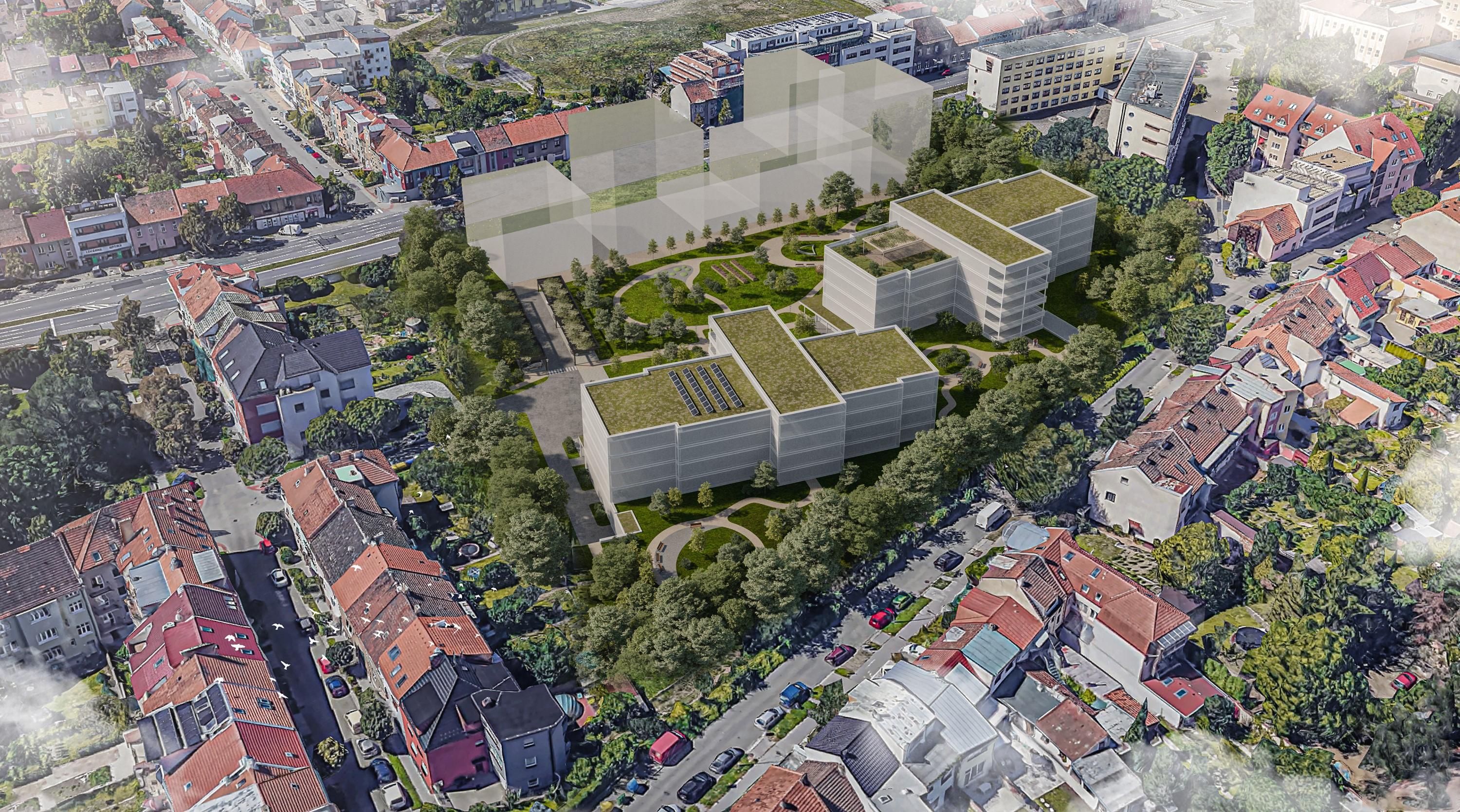 Vizualizace domu pro Seniory Nopova