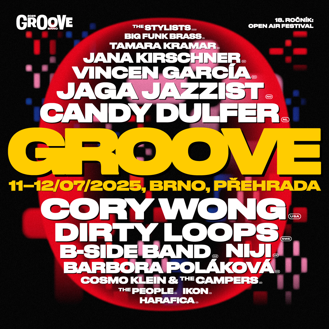 Představení umělců Groove Brno 2025