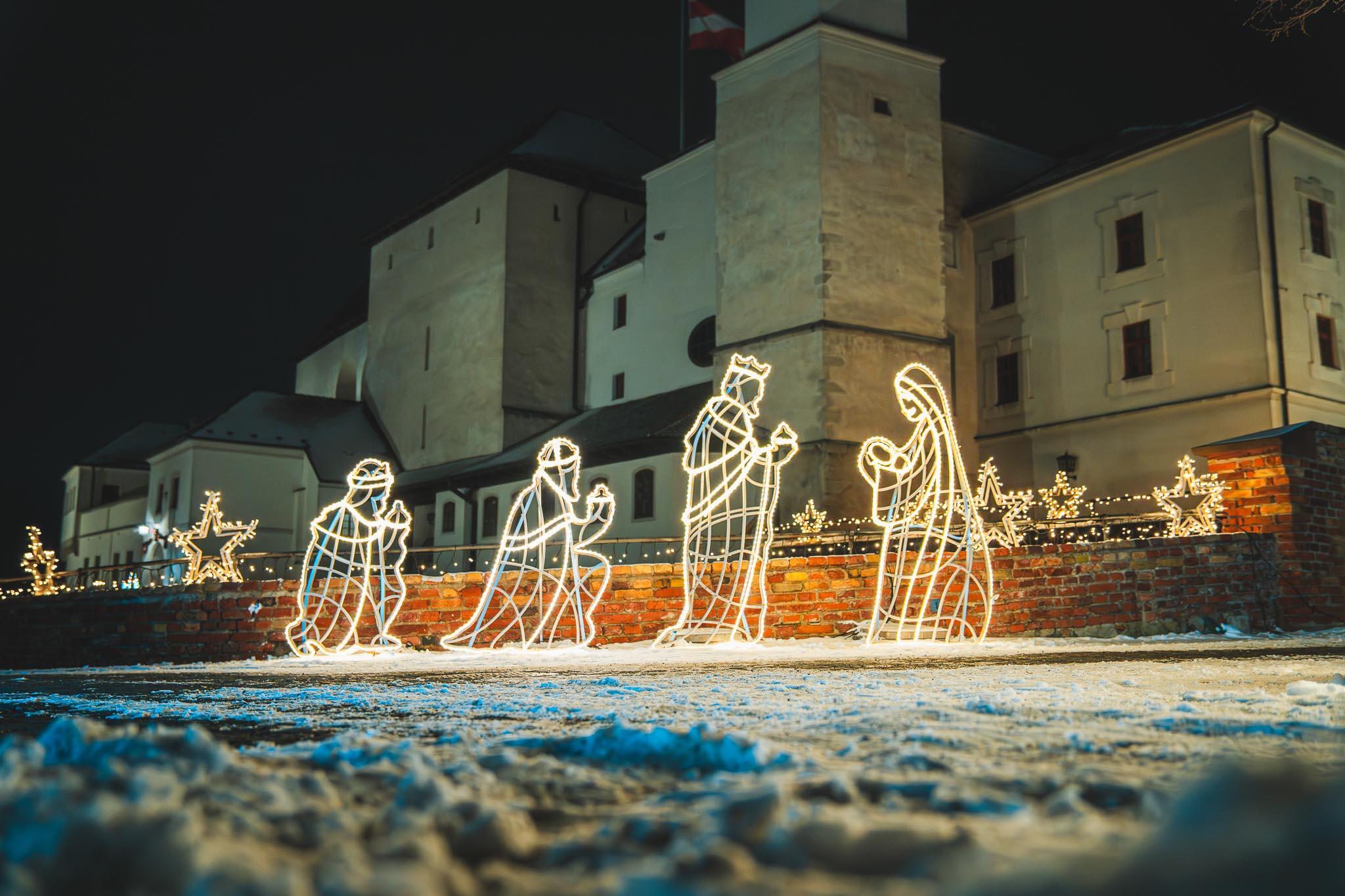 Špilberk se rozzářil: Brno má první světelný hrad v Česku