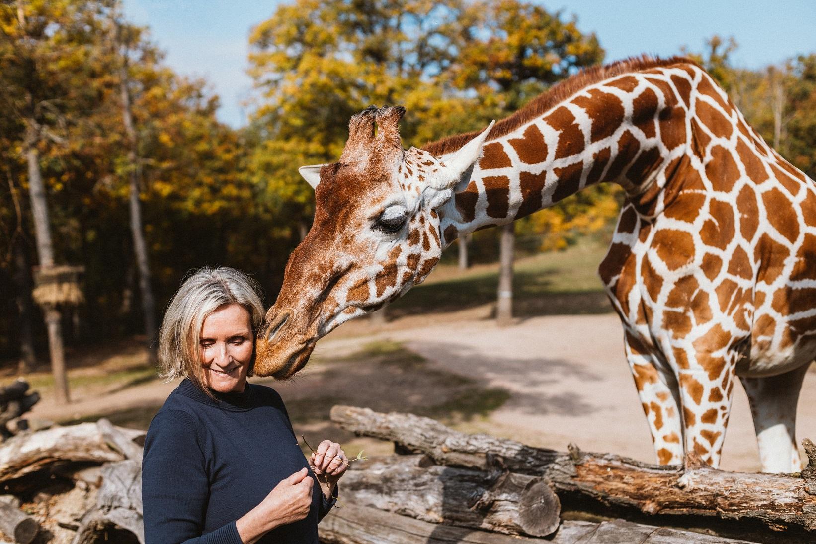 Radana Dungelová v Zoo Brno.