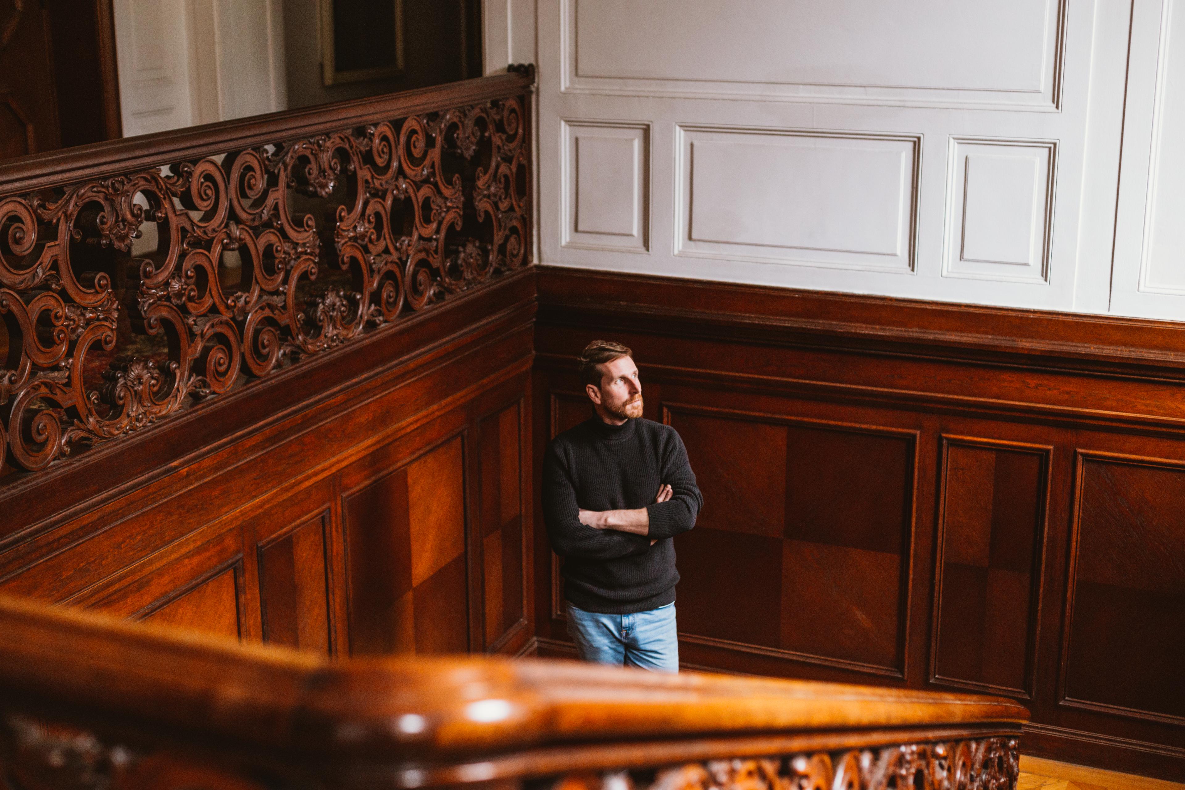 Michal Doležel ve vile Engelsmann.