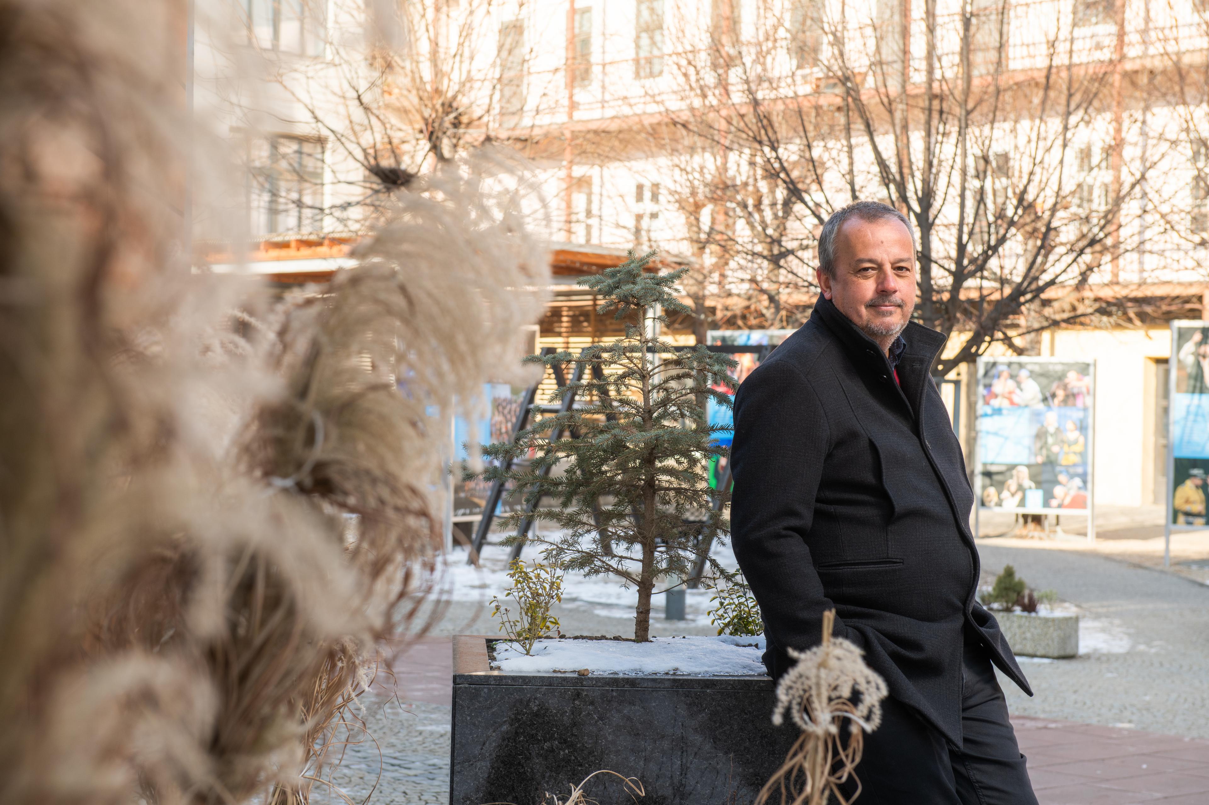 Nádvoří Městského divadla Brno