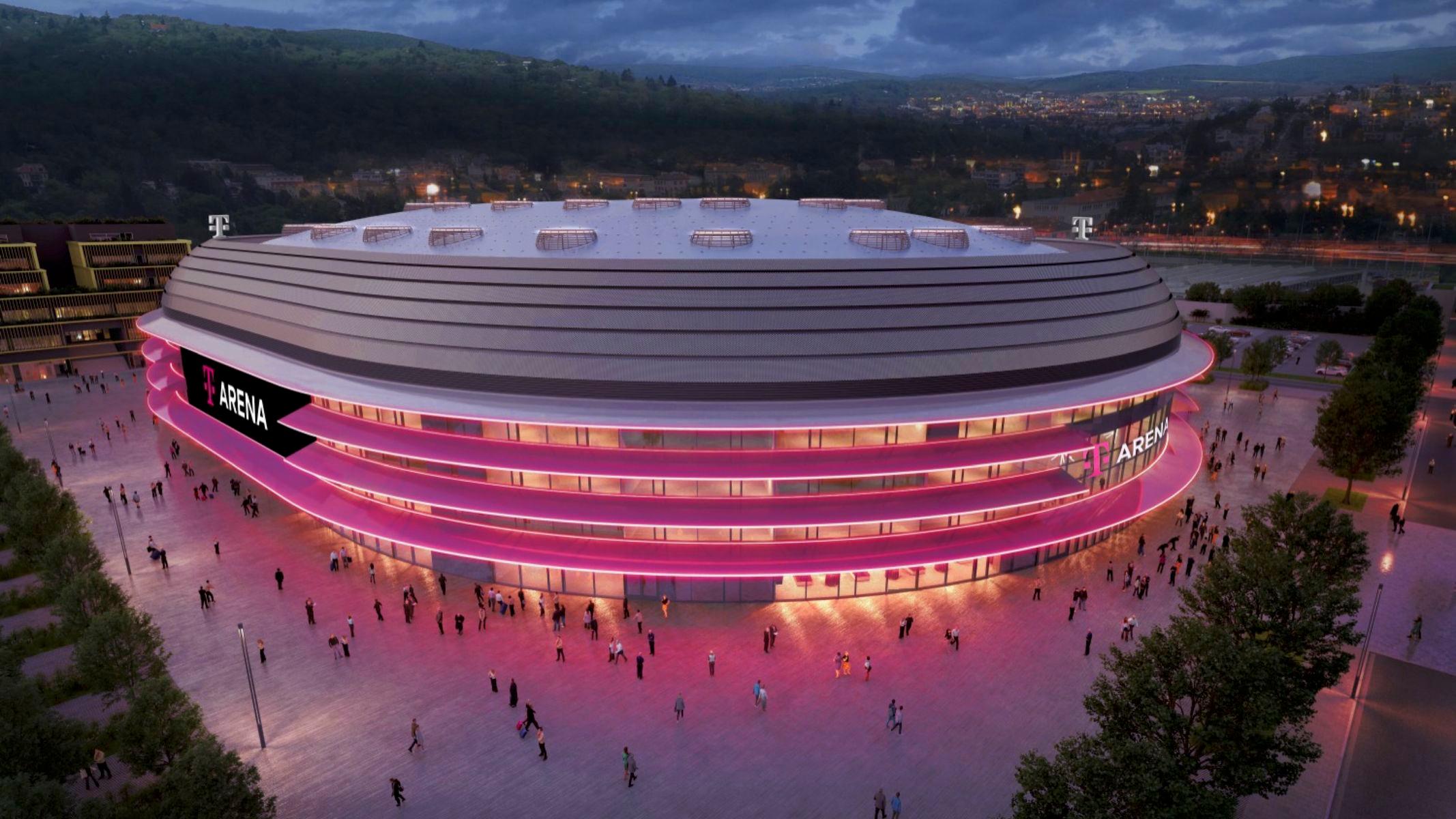 Finální podoba T-MOBILE ARENY na výstavišti