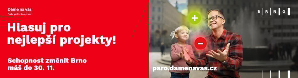 Celý listopad mají občané Brna možnost vybrat projekty, které město zrealizuje.