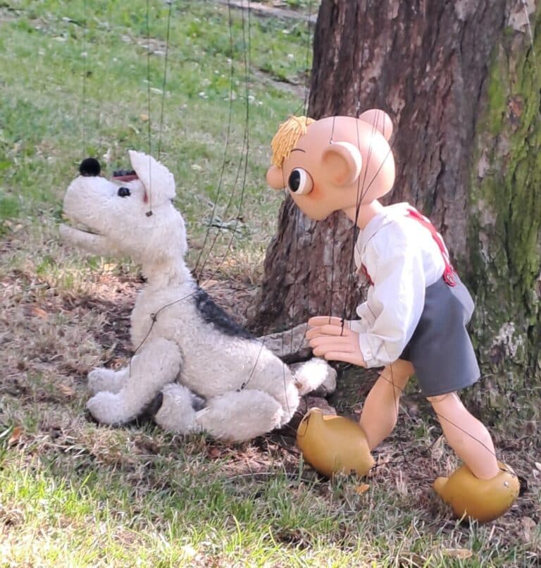 loutky Hurvínek a Žeryk