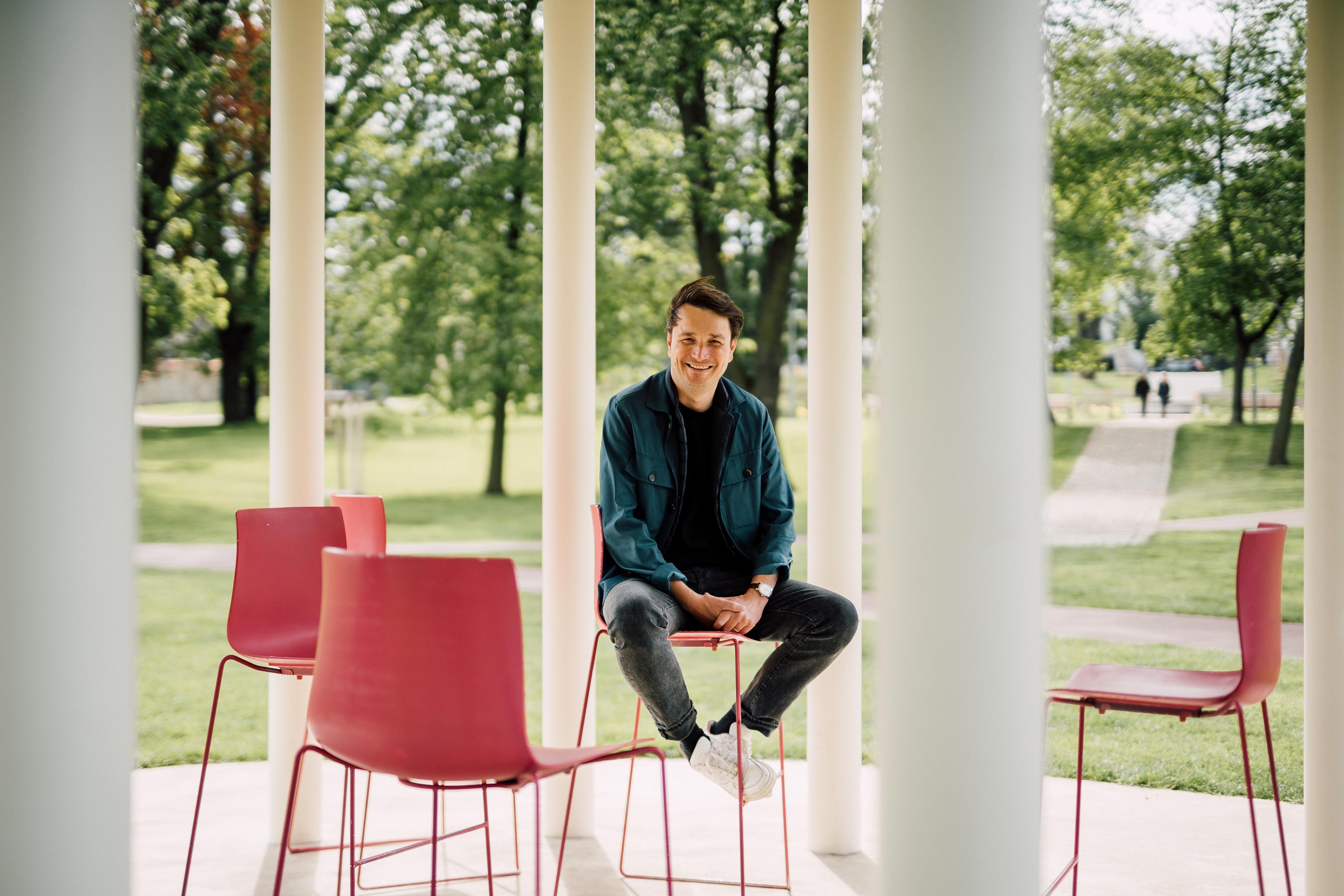 Ondřej Chybík v Božetěchově sadu