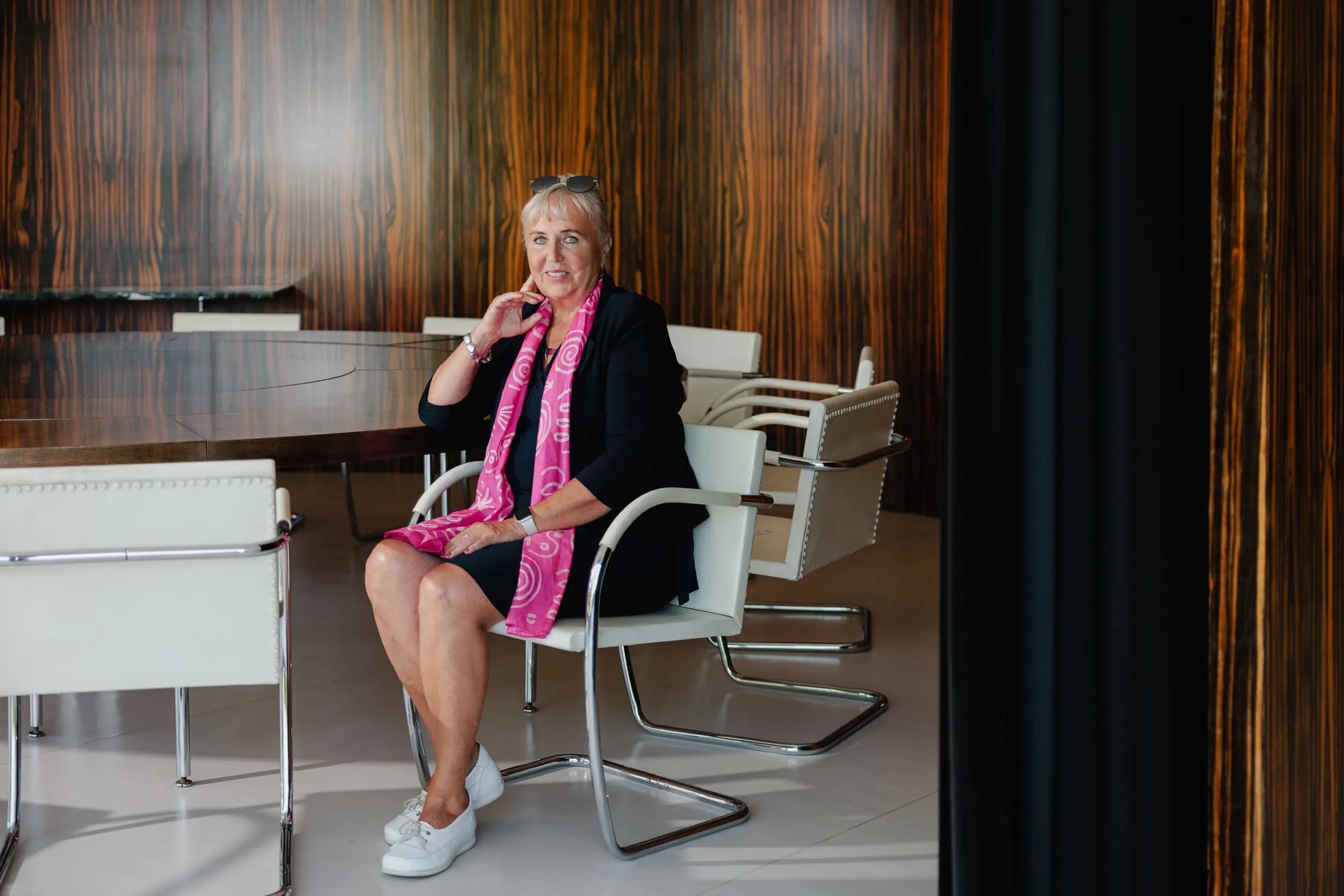 Iveta Černá ve vile Tugendhat