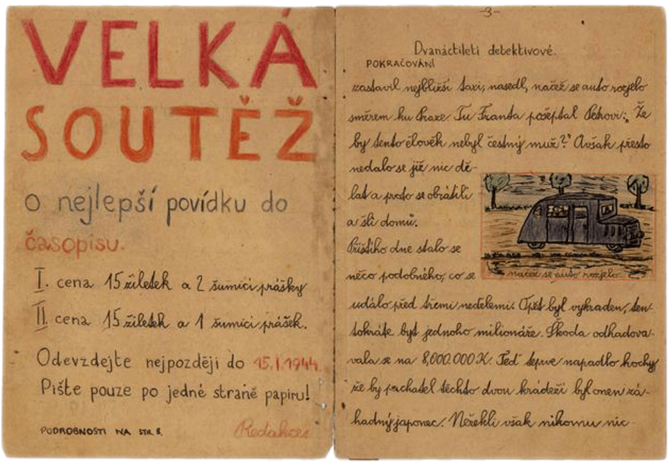 Terezínský časopis Domov.