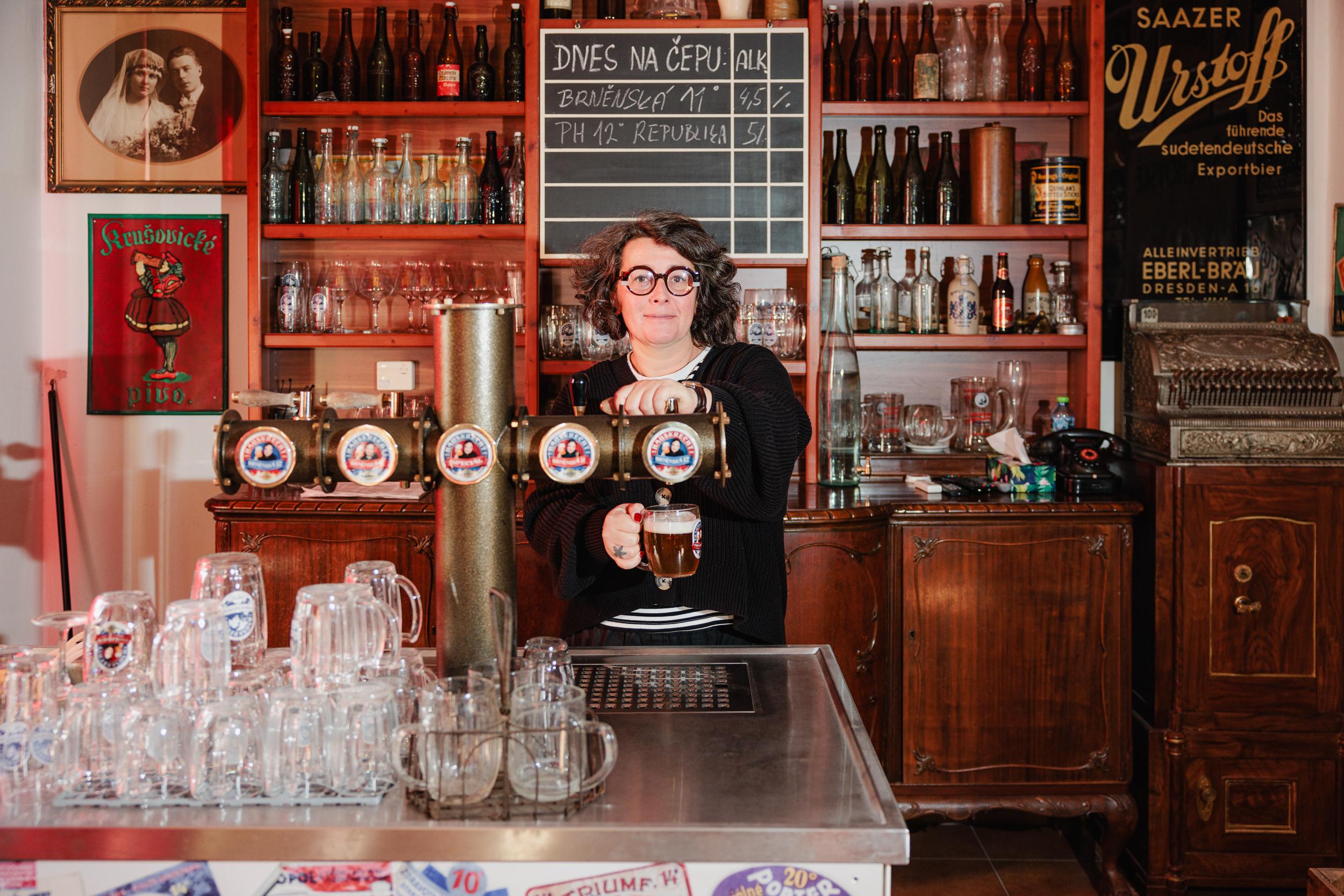 V šalandě Parního pivovaru Hauskrecht
