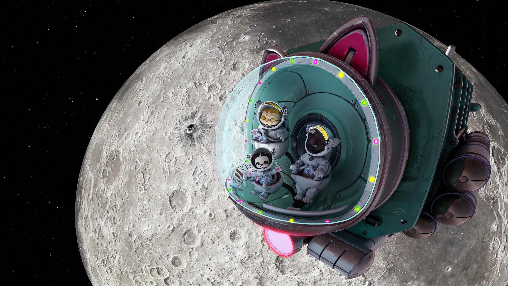 Kiki, Tutti a Pepe, tři kočičí mňaukonauti