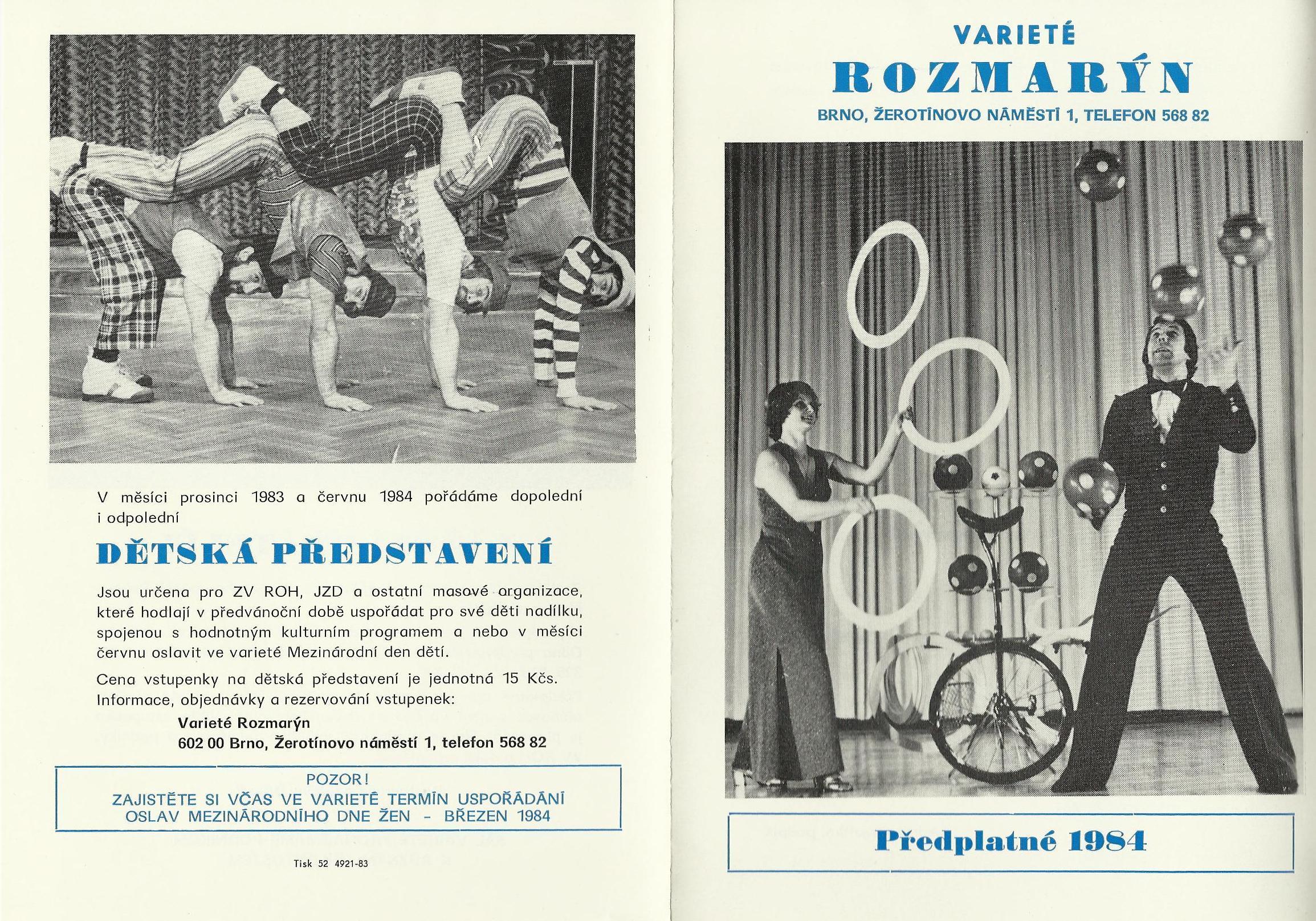 Dobová reklama na Rozmarýn