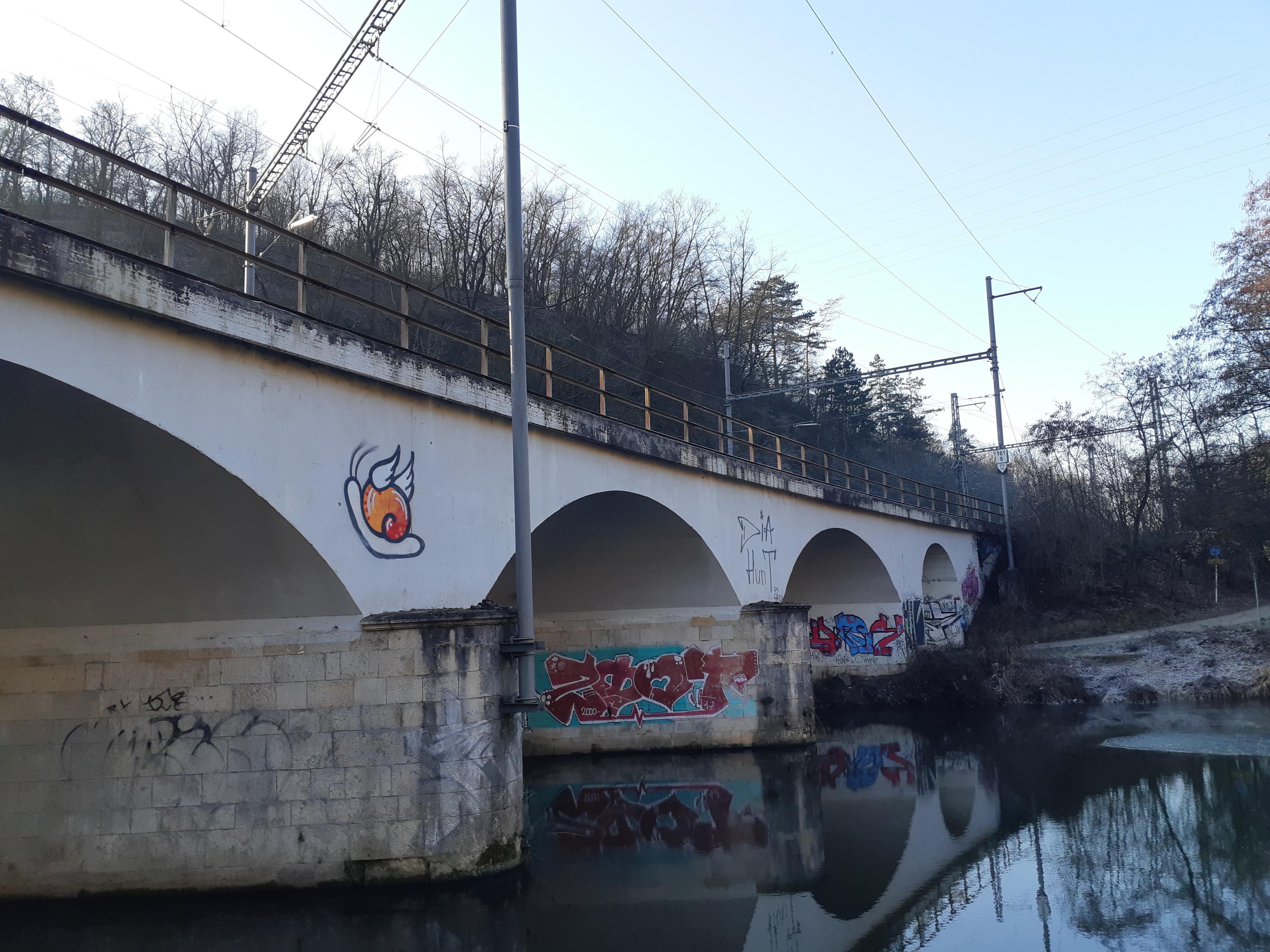 Železniční most Brno-Obřany dnes