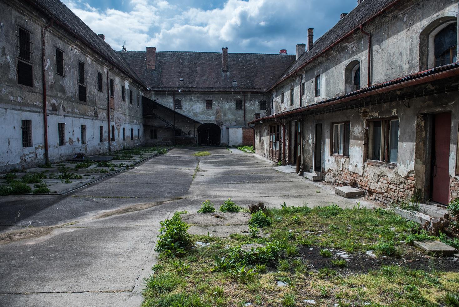 Pohled na nádvoří káznice.