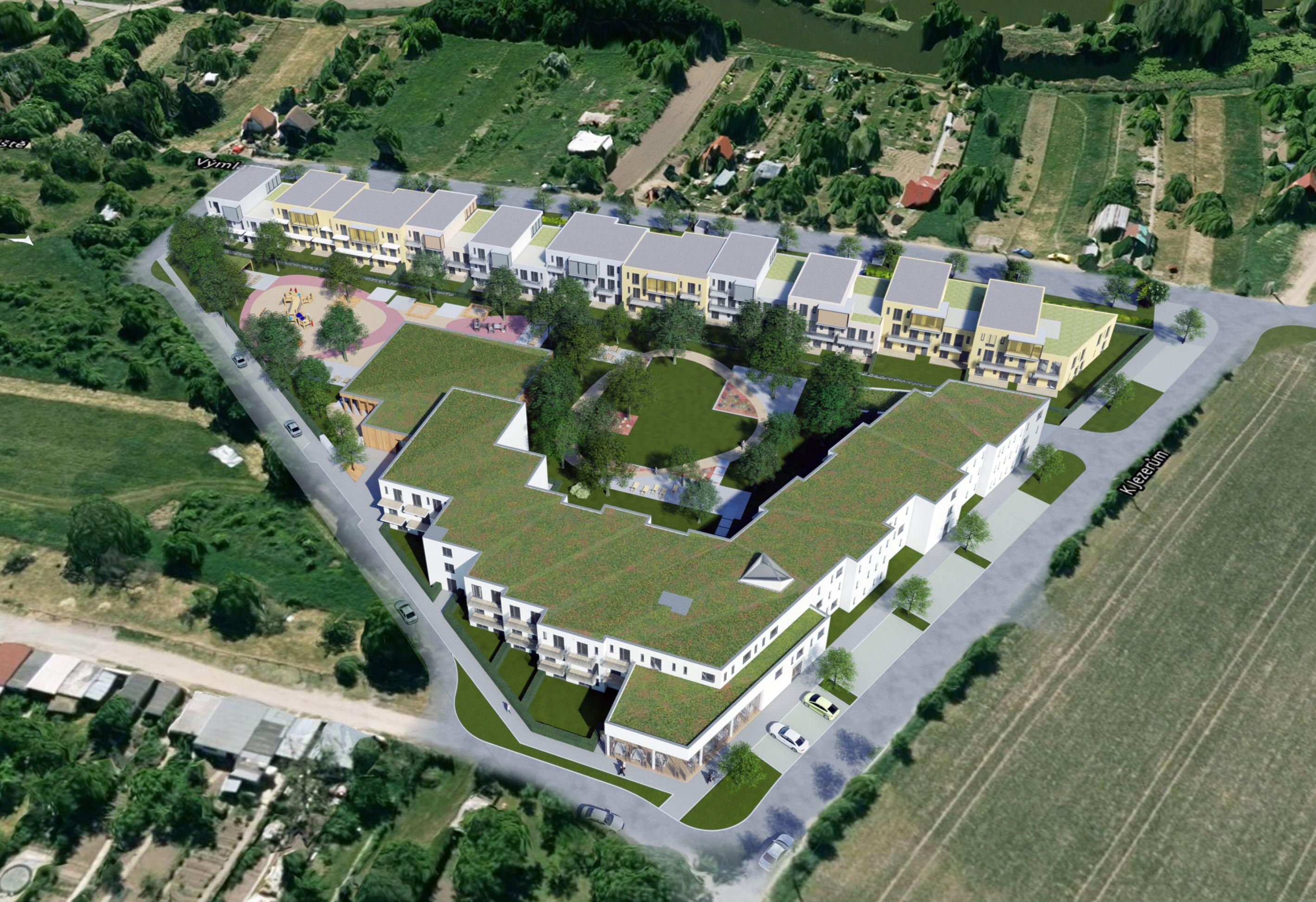 Vizualizace nového bloku v Holáskách.