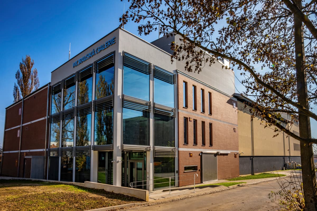 Depozitář Moravské galerie v Brně-Řečkovicích