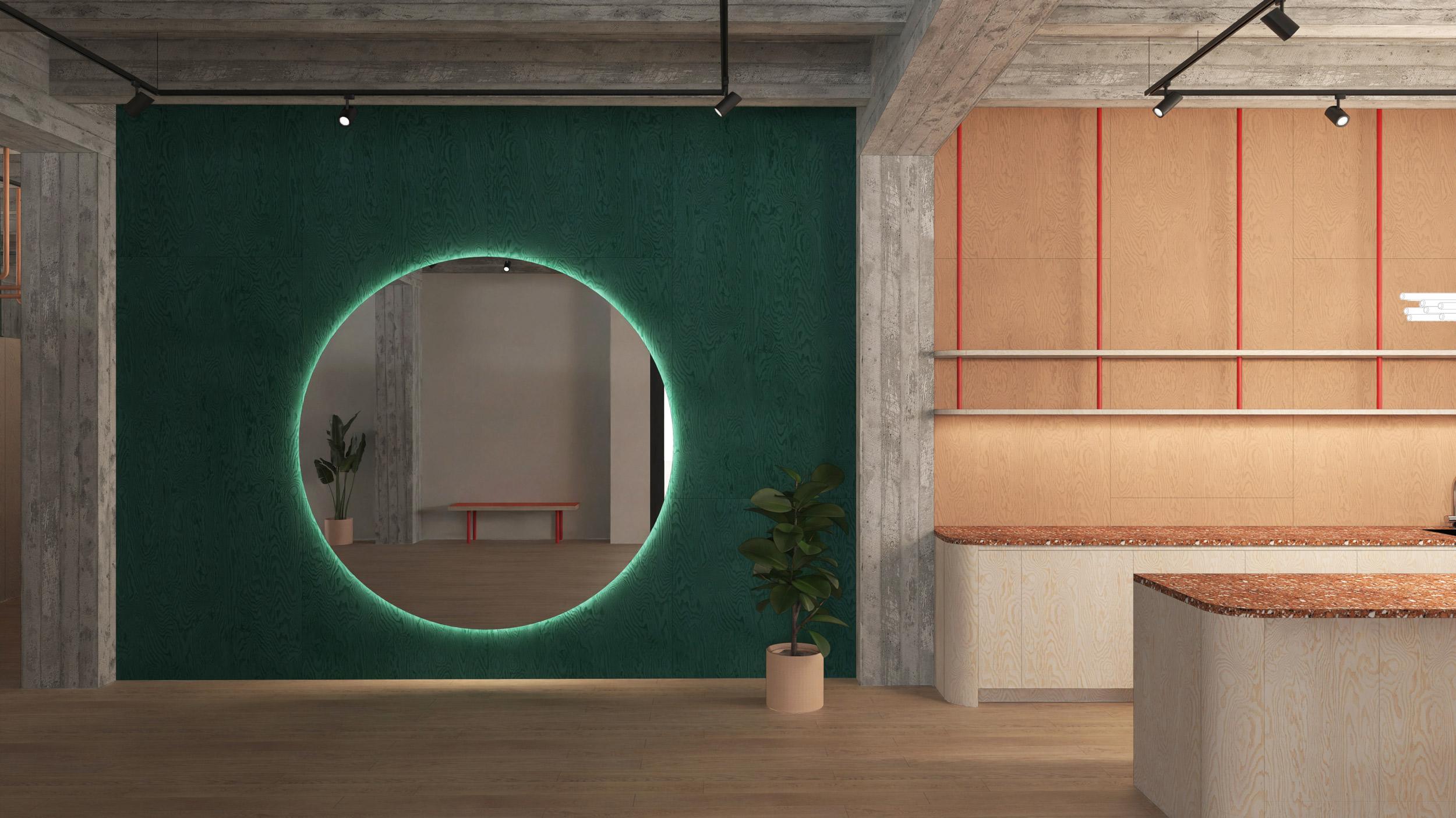 Vizualizace vstupních prostor Cvičebny