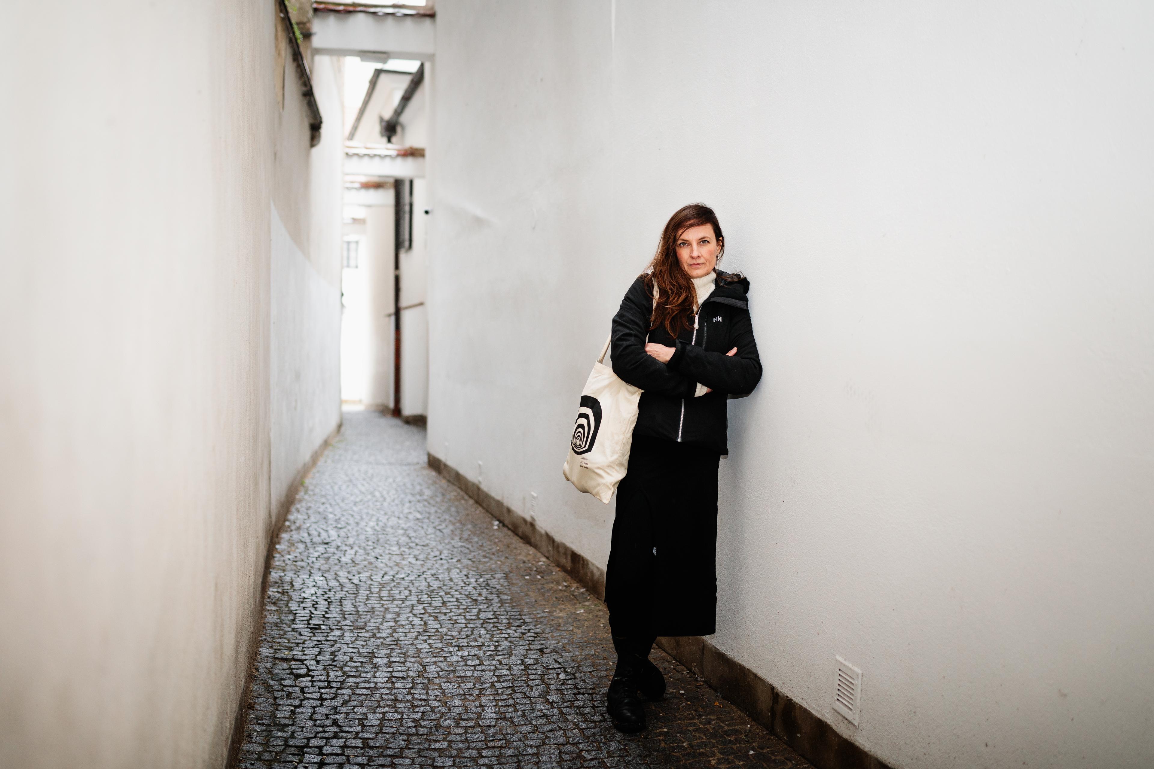 Ulička ke Kapucínské hrobce.