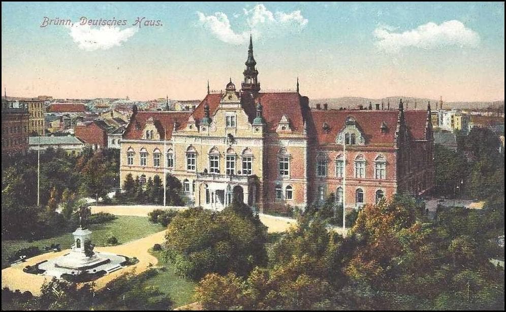 Německý dům počátkem 20. století