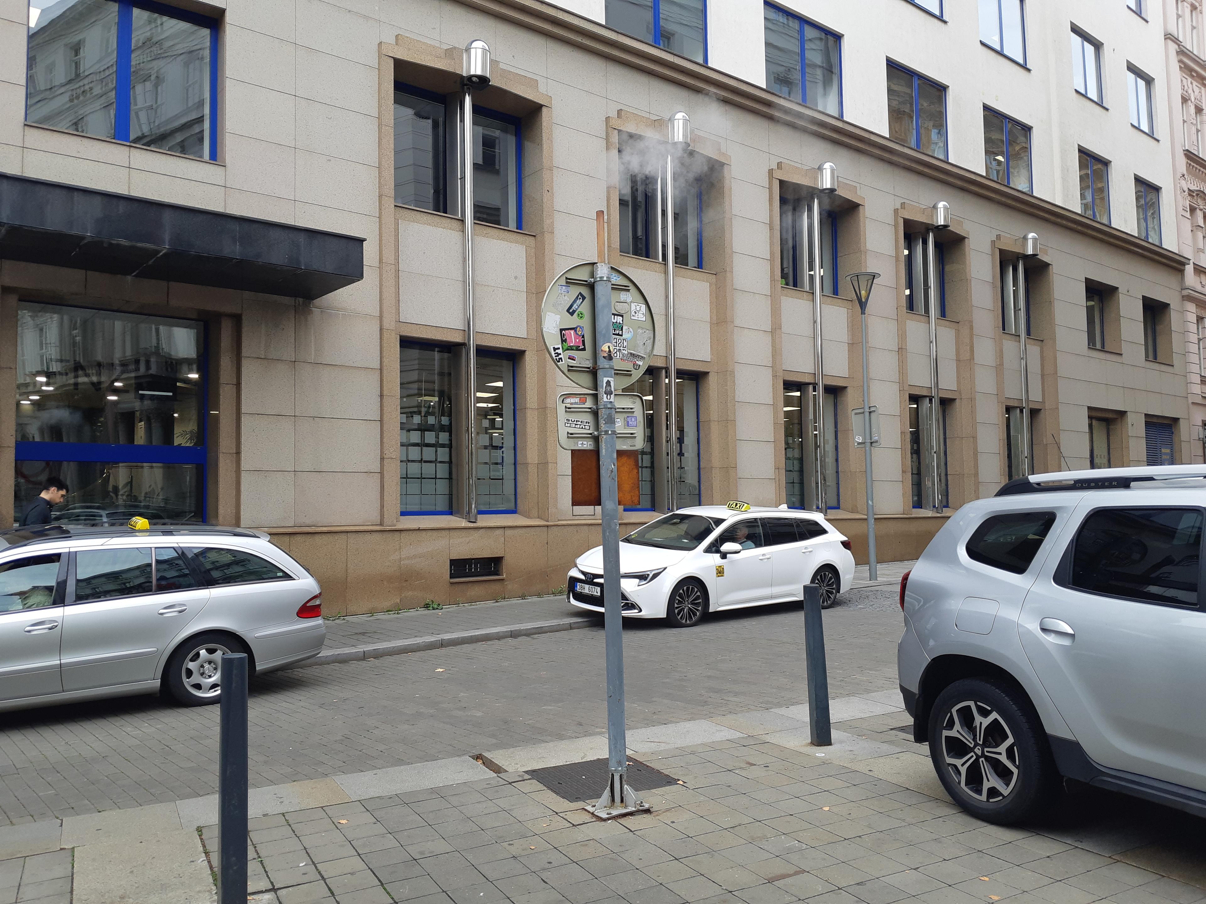 Kouřící značka na Moraváku