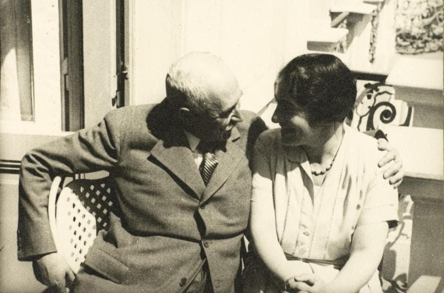 Alfred s Marianne někdy ve 30. letech, ještě ve šťastných dobách