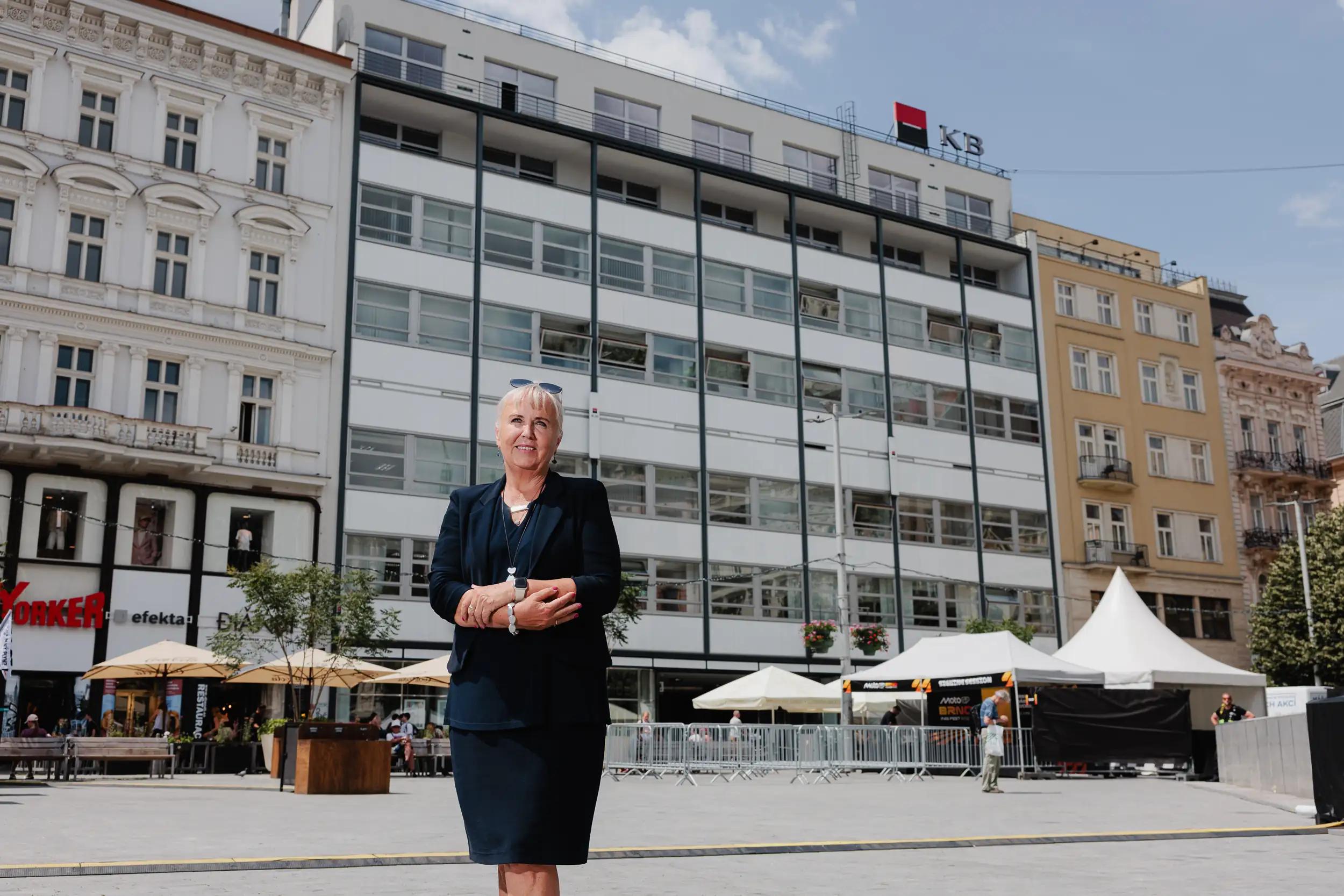 Budova Moravské banky na náměstí Svobody