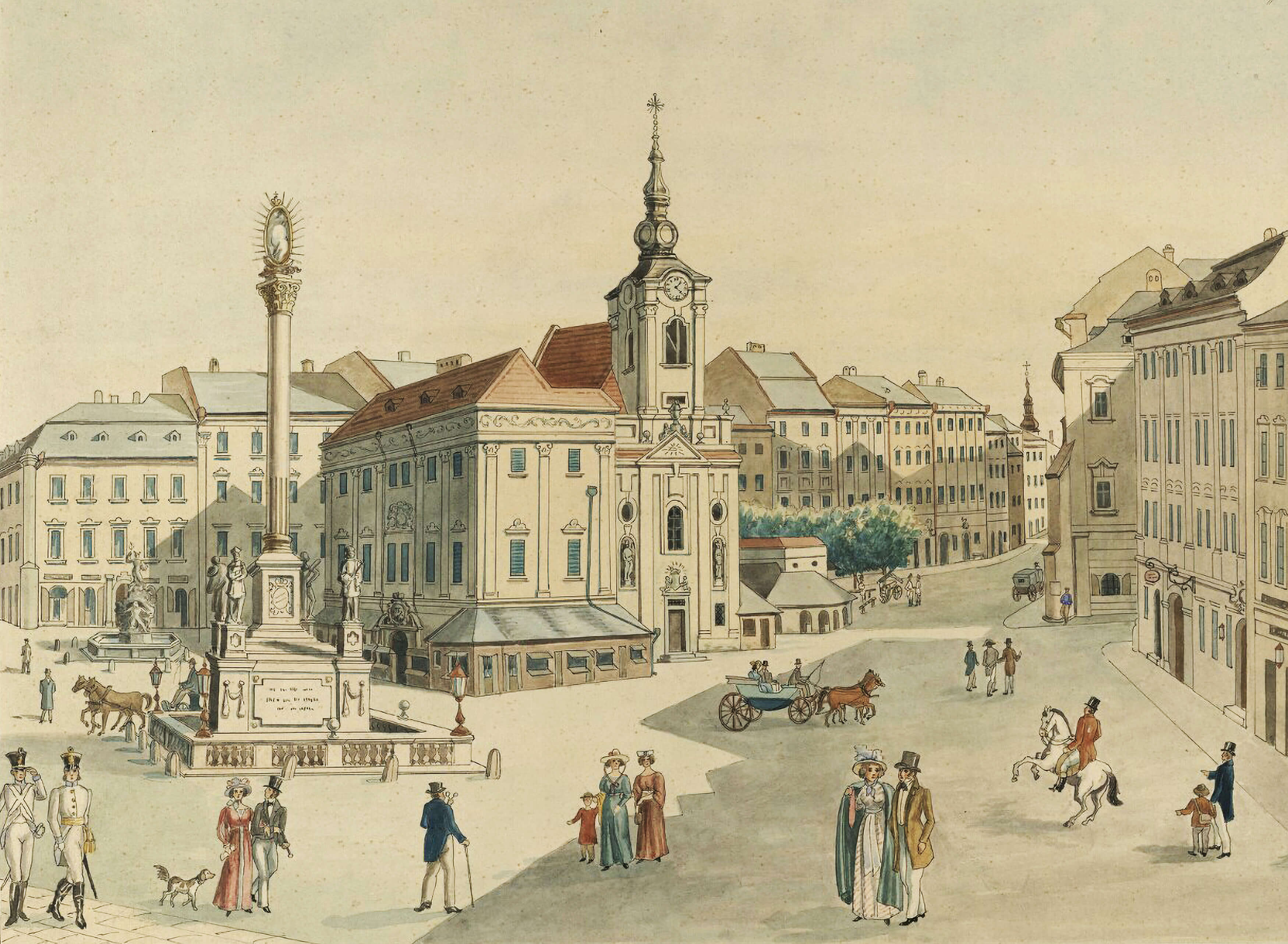 Obraz Franze Richtera z roku 1829