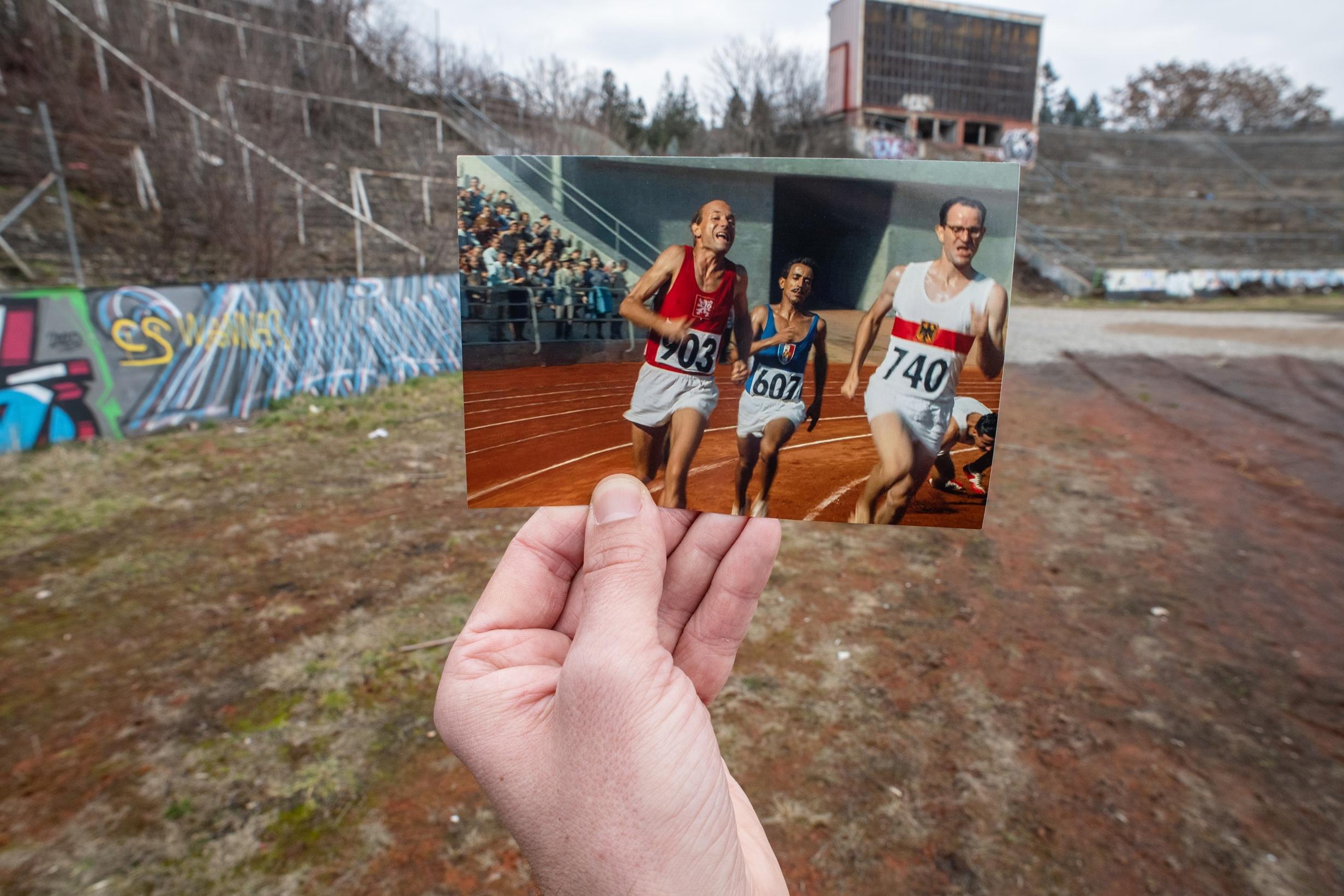 Stadion Za lužánkami, Zátopek