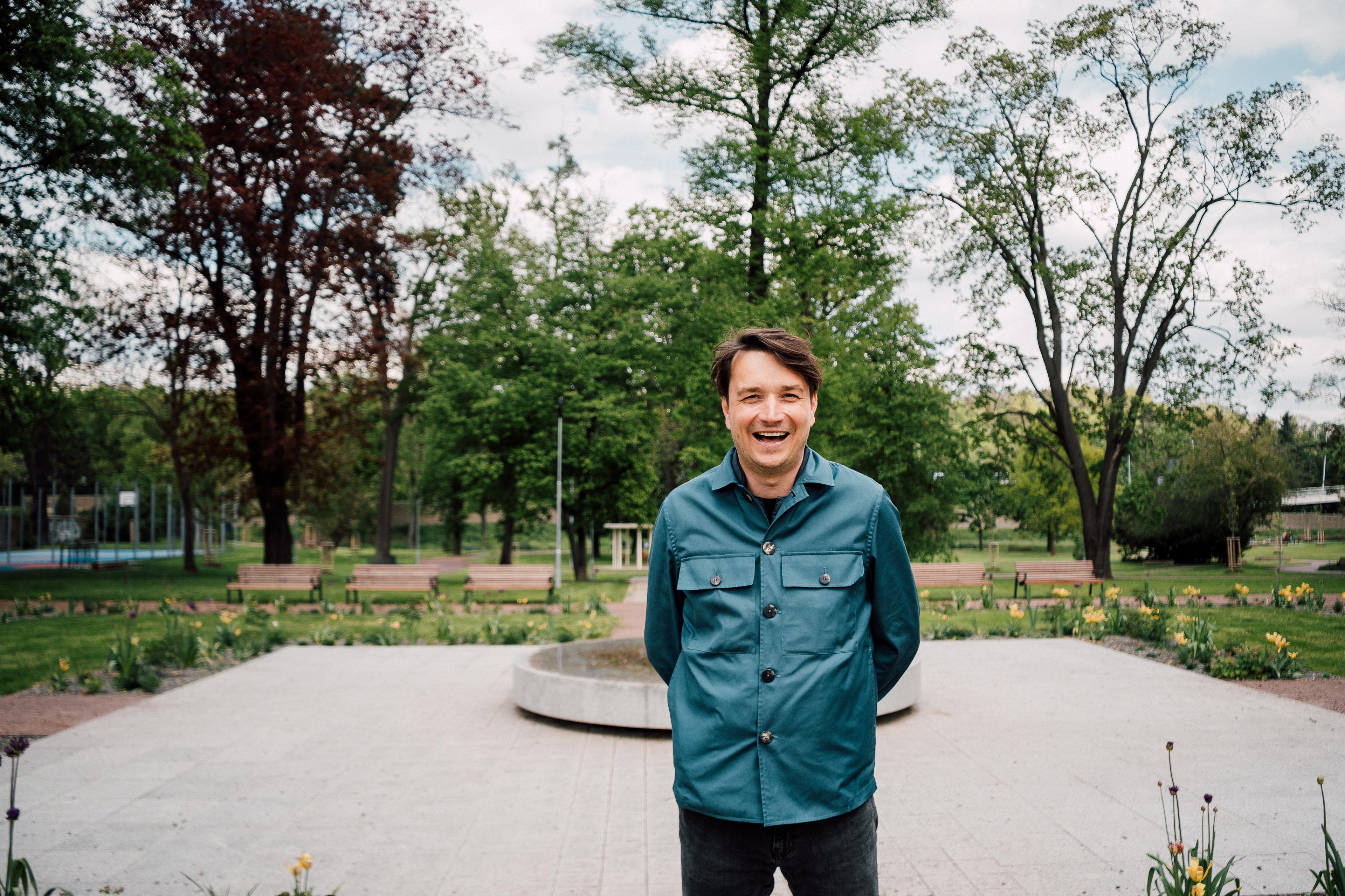 Ondřej Chybík v Božetěchově sadu