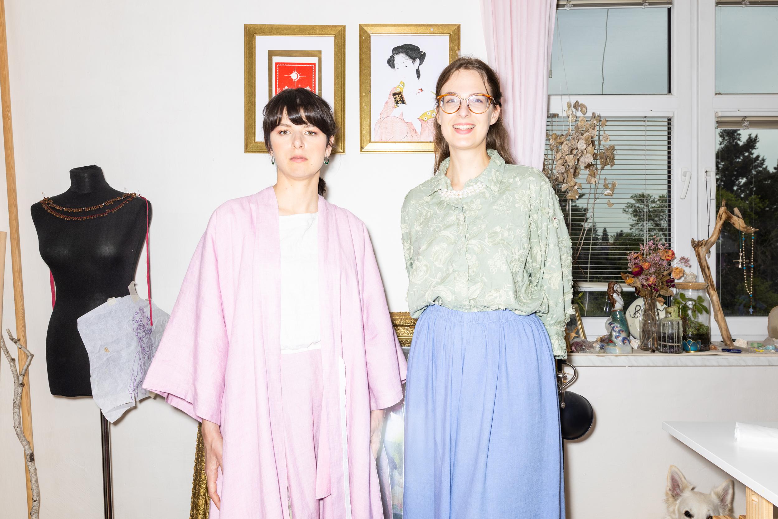 S návrhářkou Alexandrou Kopúnek v jednom z jejích modelů