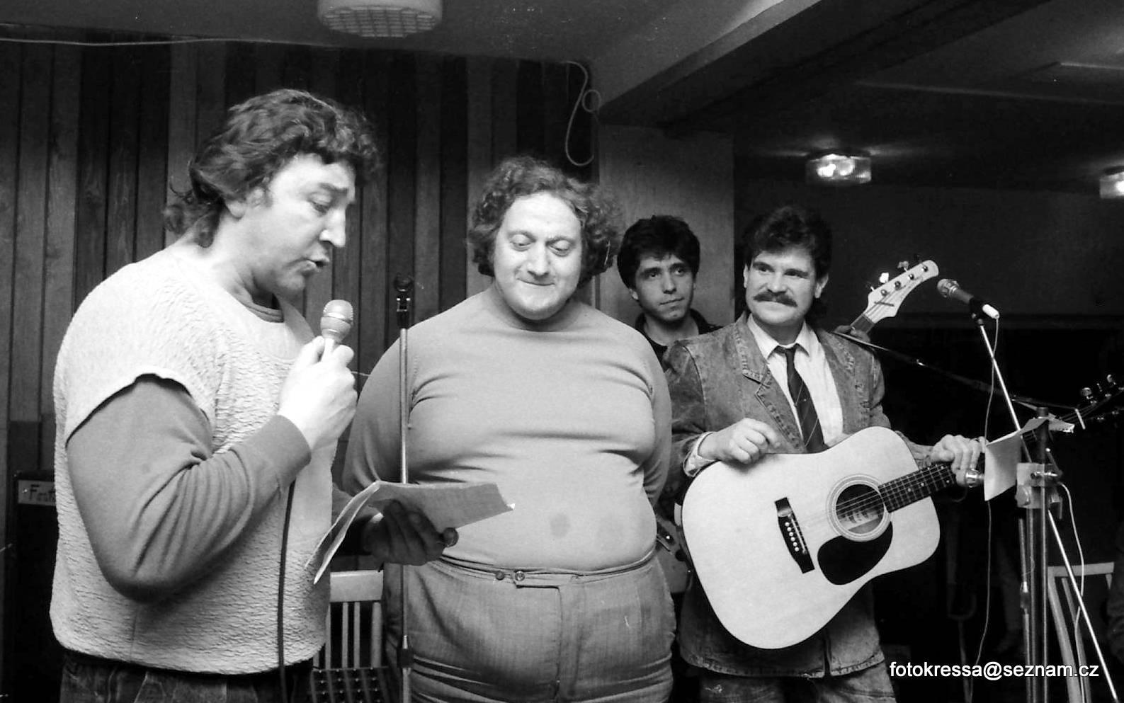 Kapela Los Brňos s Frantou Kocourkem (vlevo) a Rudou Kovandou