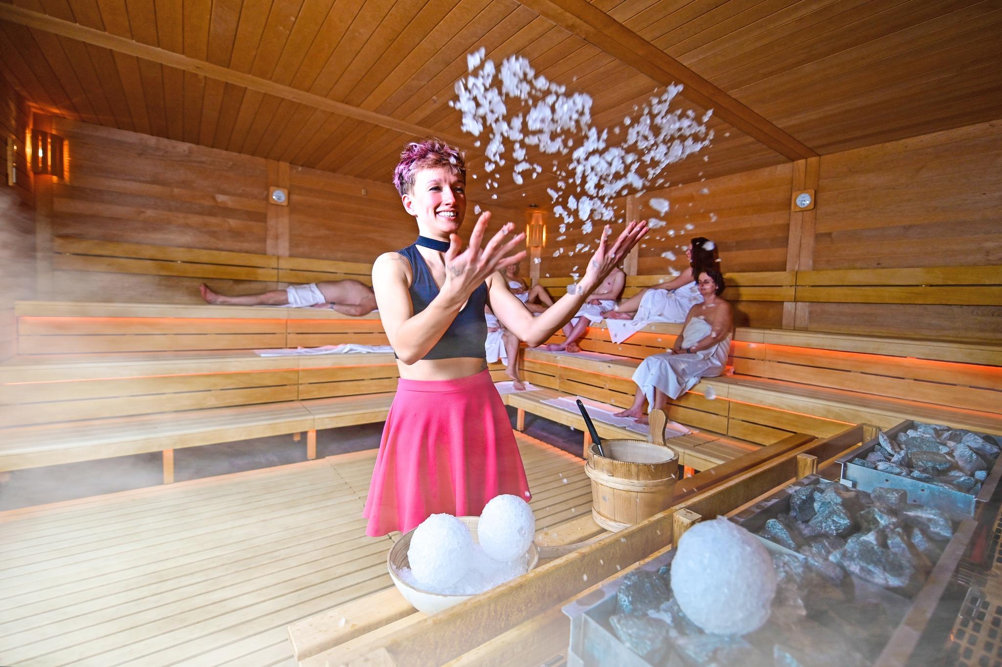 Saunové rituály ve wellness hotelu Atlantis.