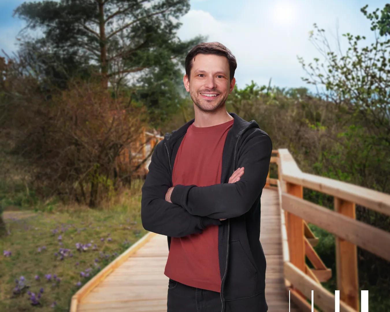 Vilém Jurek je navrhovatelem projektu Koniklecový chodníček