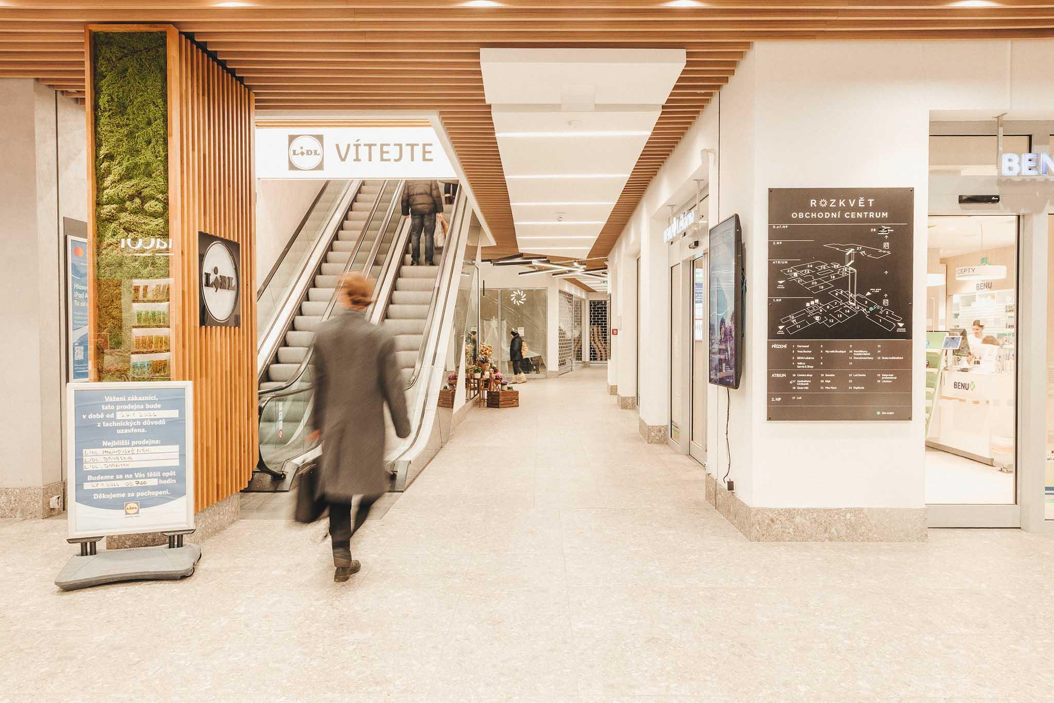 Pasáž v obchodním domě Rozkvět