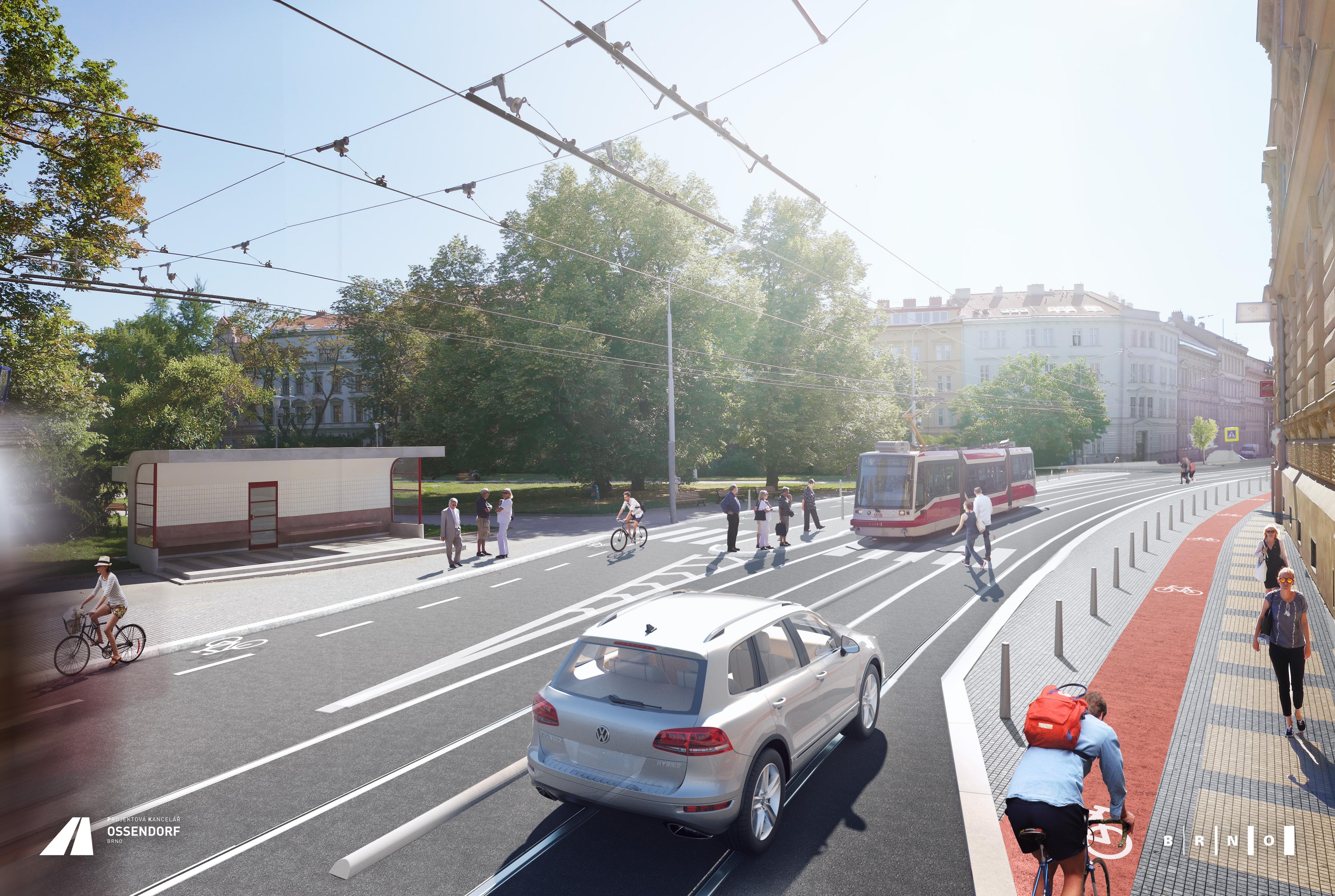 Údolní představí sdílenou zónu přiléhající k Obilnímu trhu.