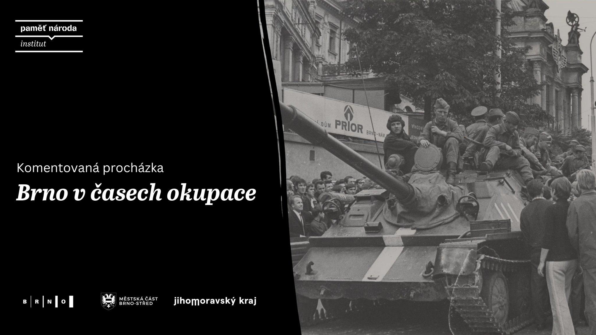 Pozvánka ke komentované prohlídce Brno v časech okupace