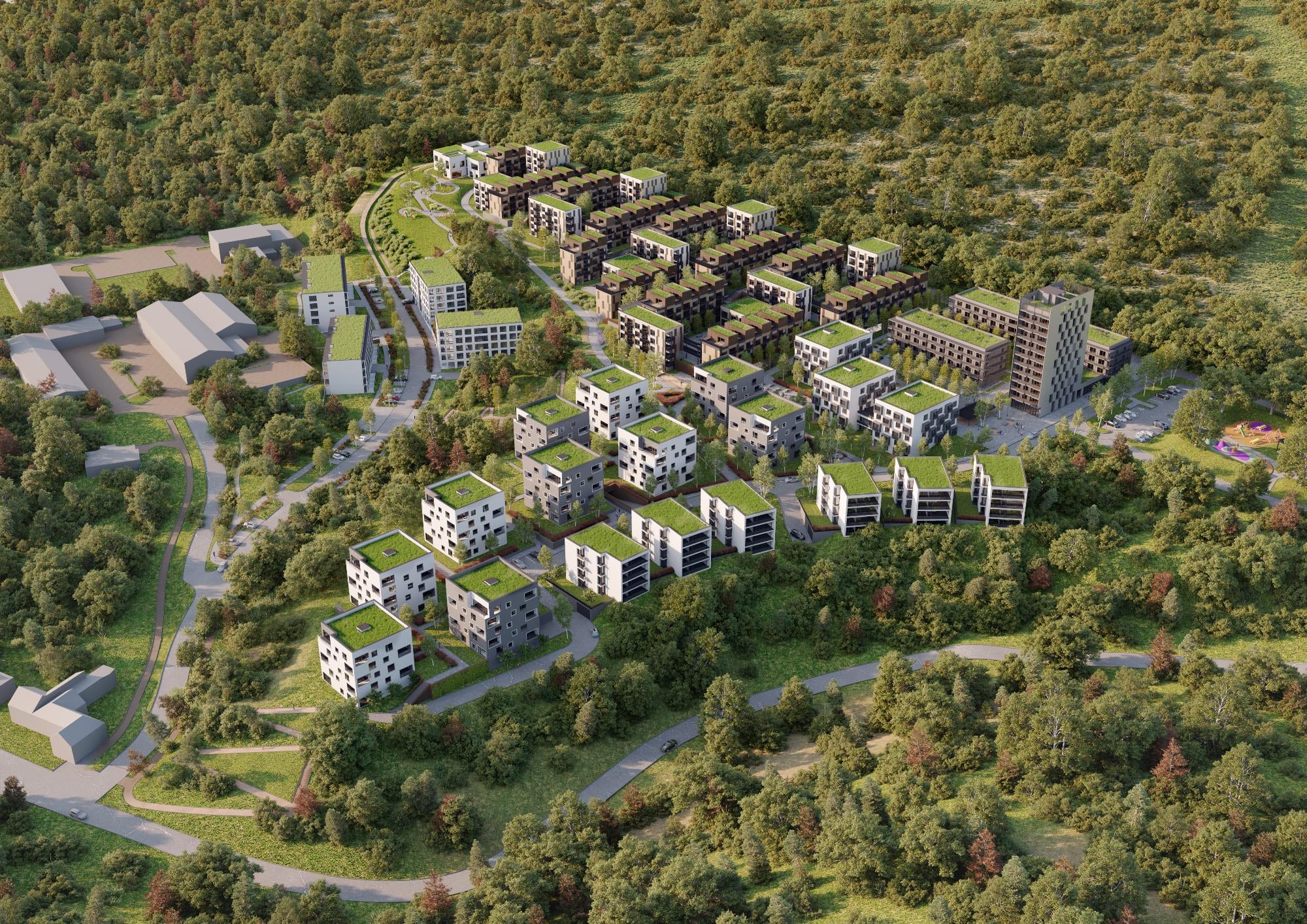 Vizualizace Čtvrti Pod Hády