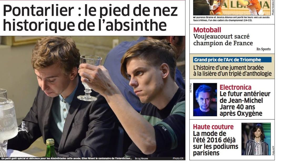 Absinthiades v Pontarlier