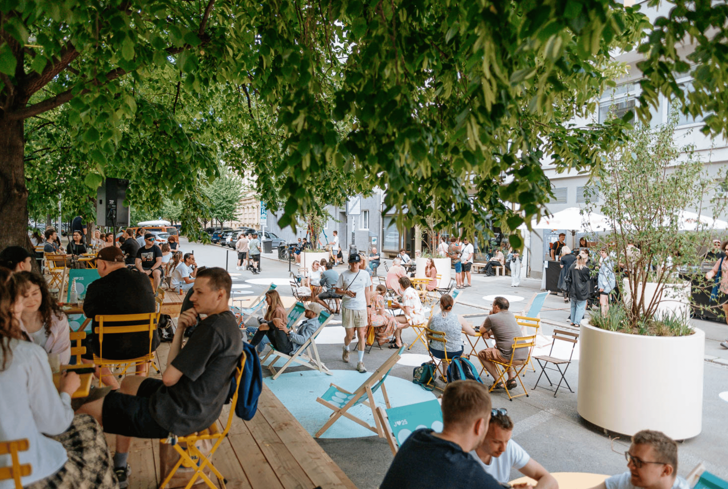 Nová relaxační zóna na tř. Kapitána Jaroše