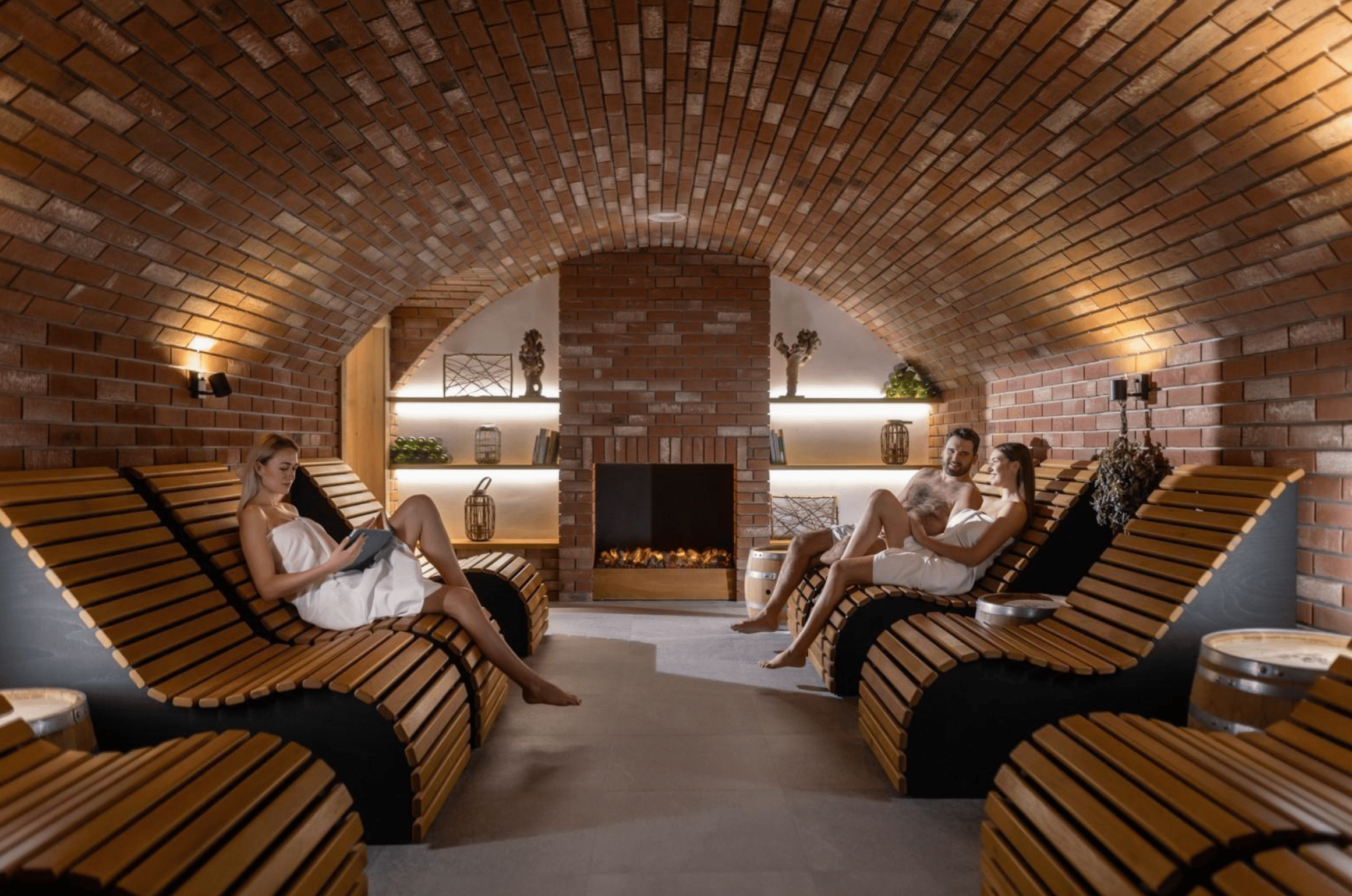 Valentýnská saunová noc v Aqualand Moravia