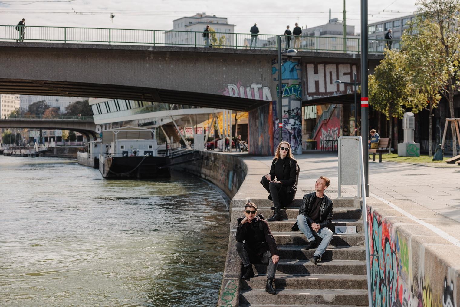 Náplavka na Dunajském kanále