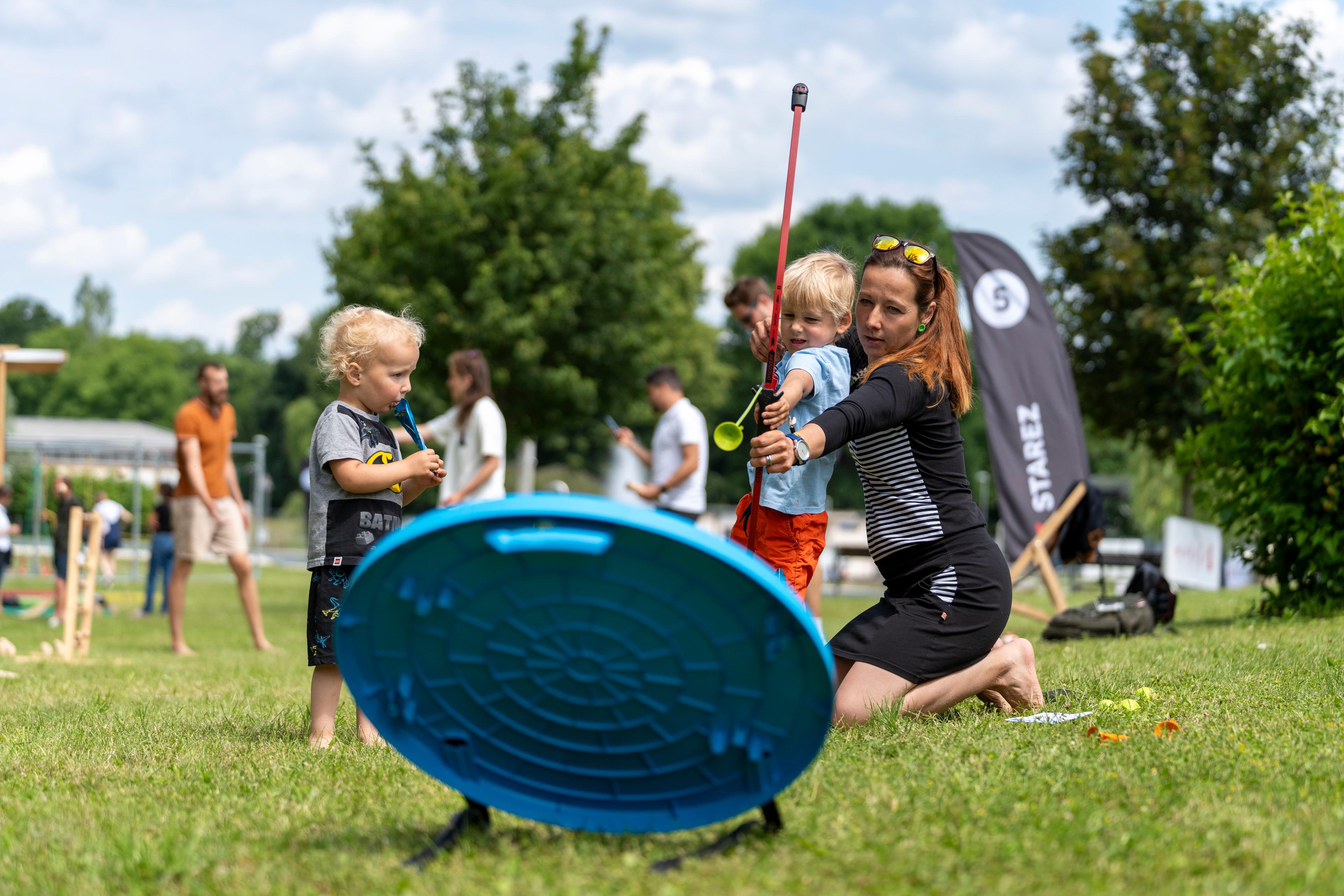Z akce Sportovní park na Riviéře.