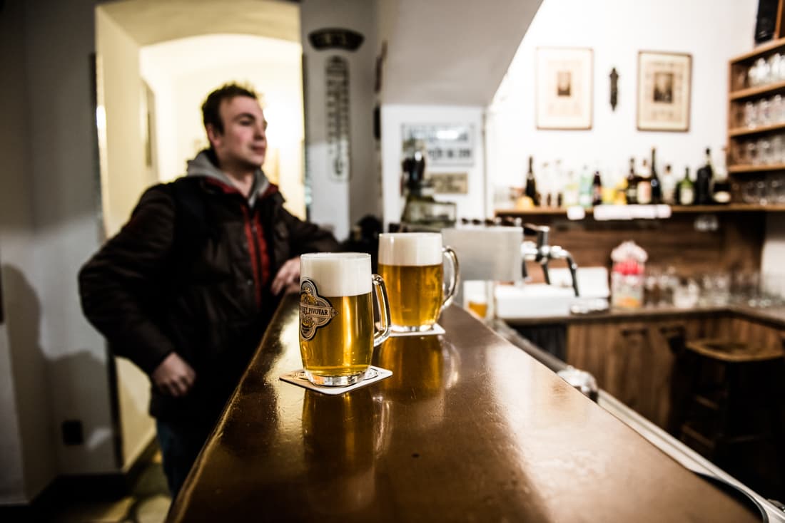 Pivnice Na Šrébráku.