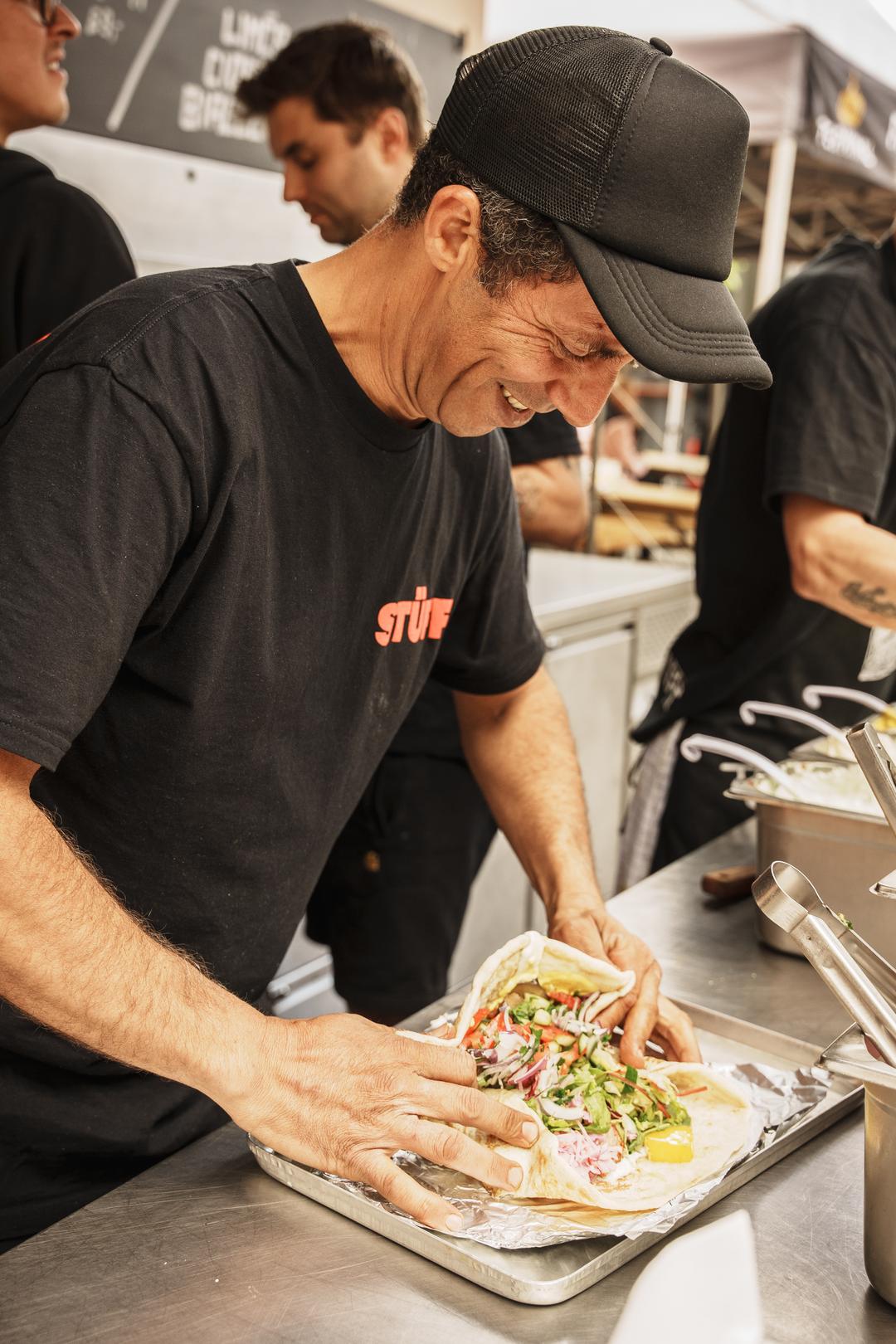 Gemüse corner na dvorku v Bufetu